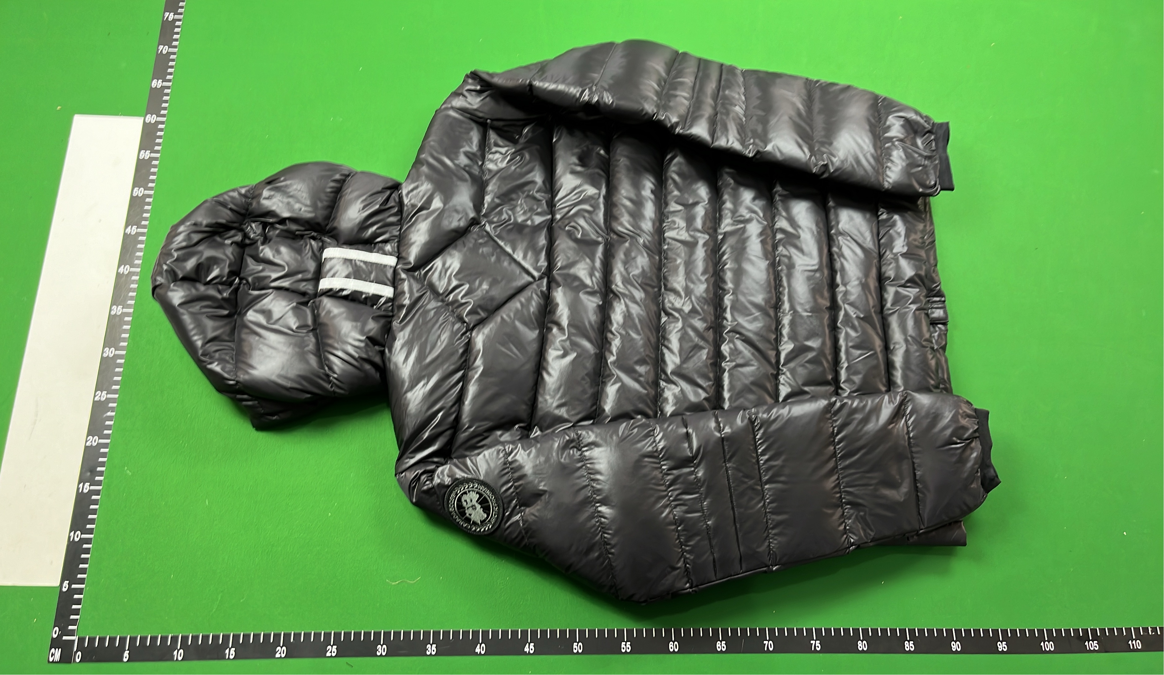 Canada Goose Black Down Jacket with Hood
