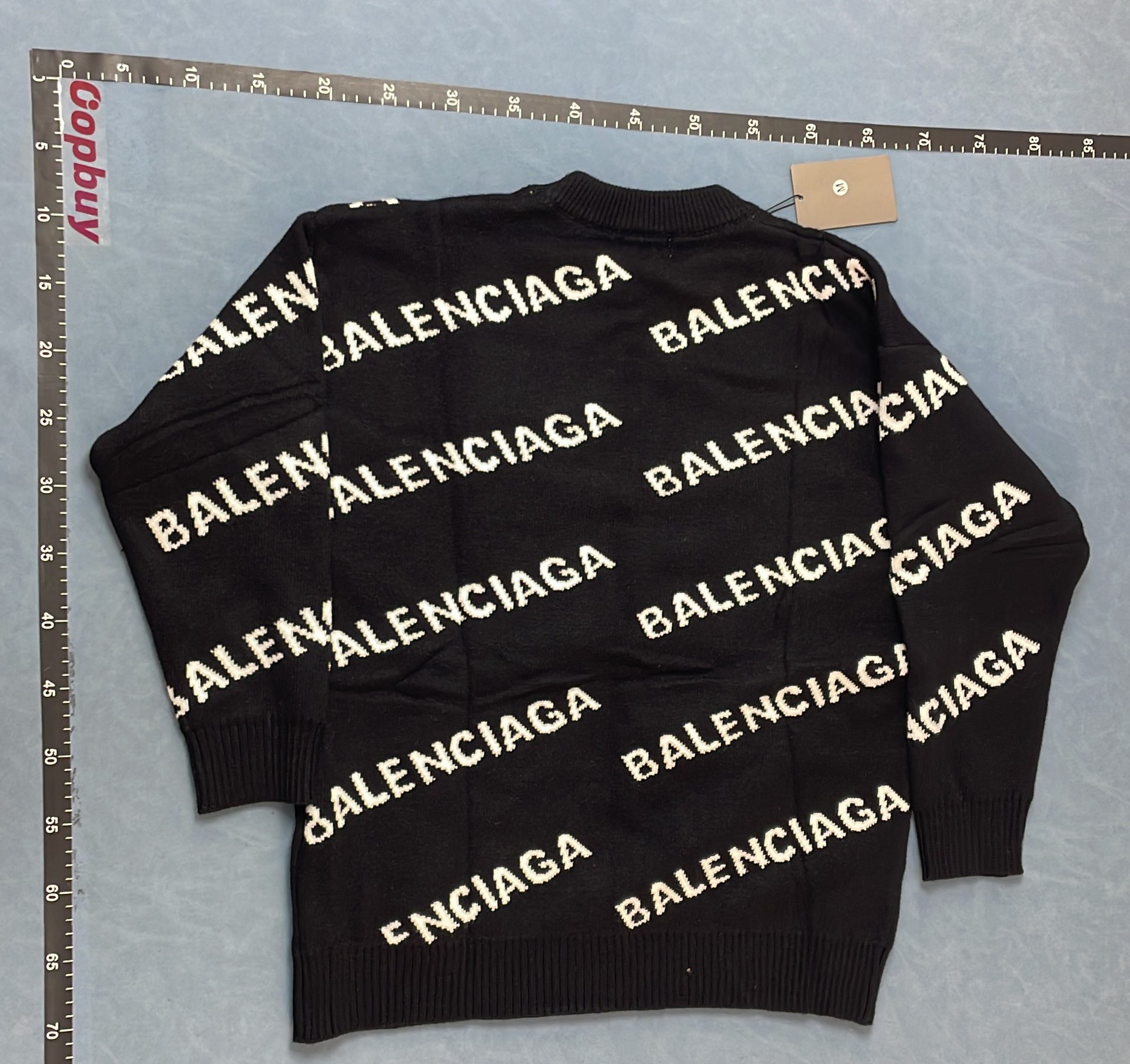 Balenciaga Logo Print Oversized Sweater in Multiple Colors