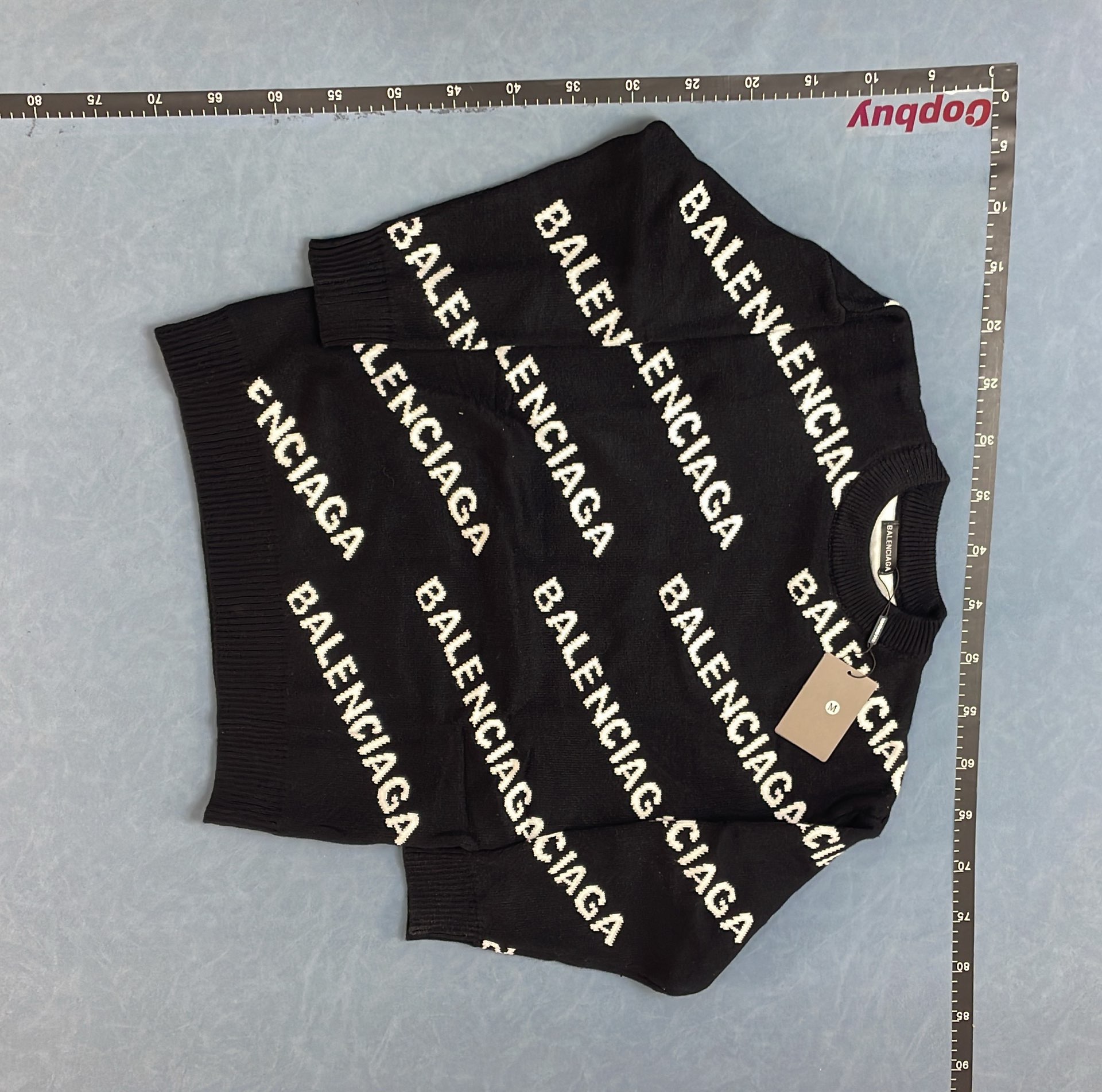 Balenciaga Logo Print Oversized Sweater in Multiple Colors