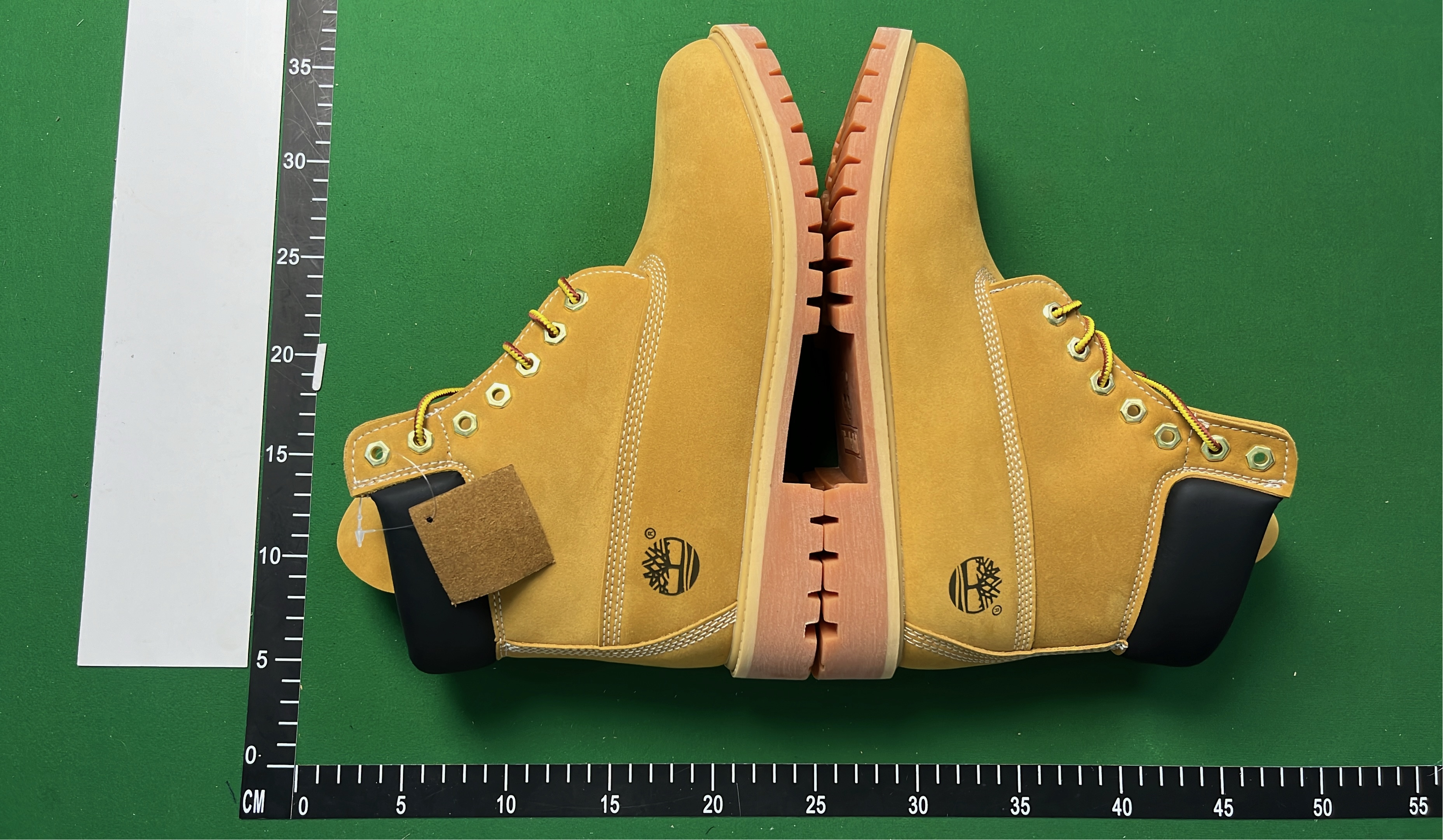 Men's Tan Leather Work Boots with Rugged Sole