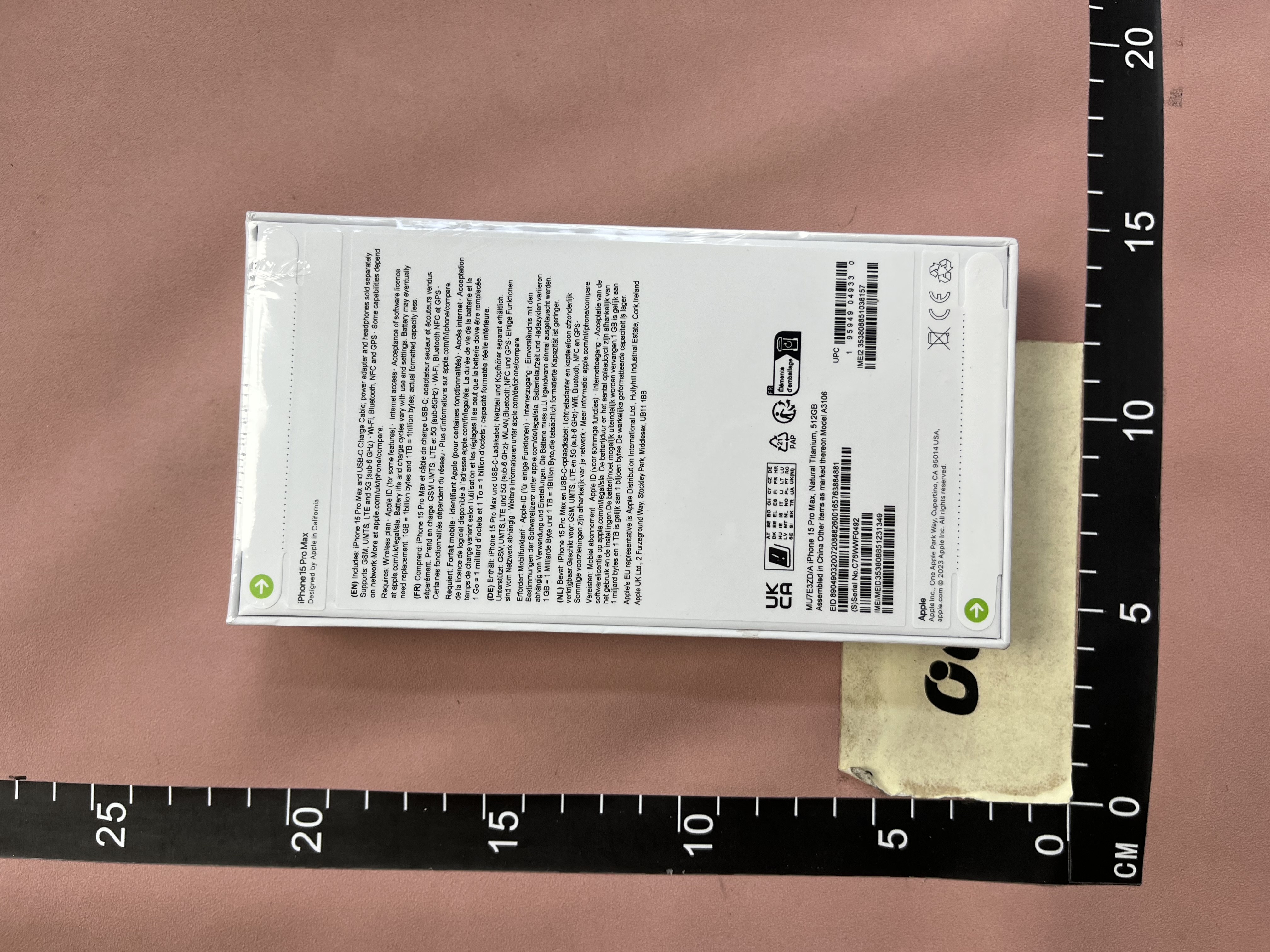 iPhone 14 Pro Max - Black Titanium, 256GB Storage