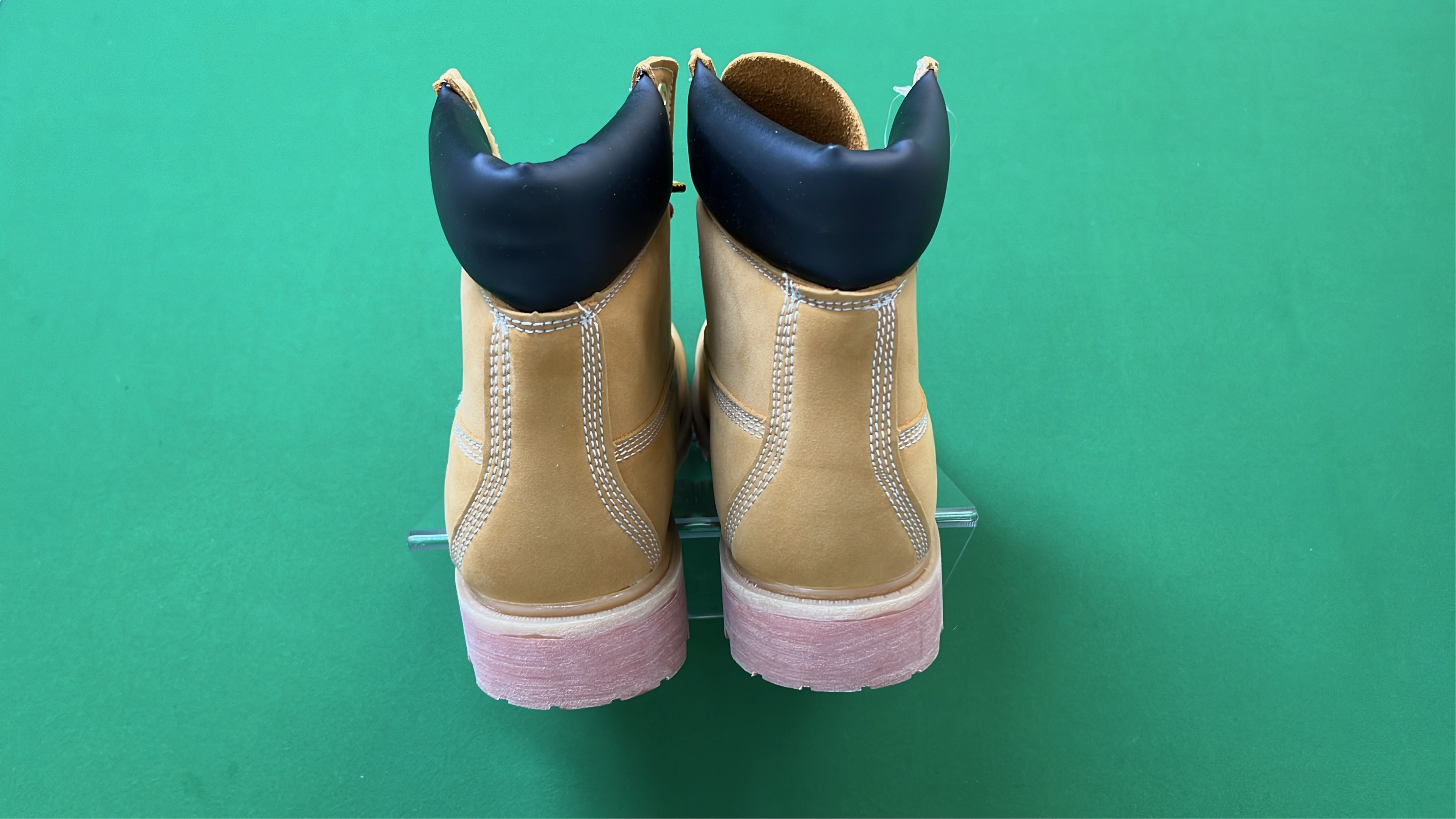 Men's Waterproof Work Boots - Classic Yellow Leather Hiking Boots