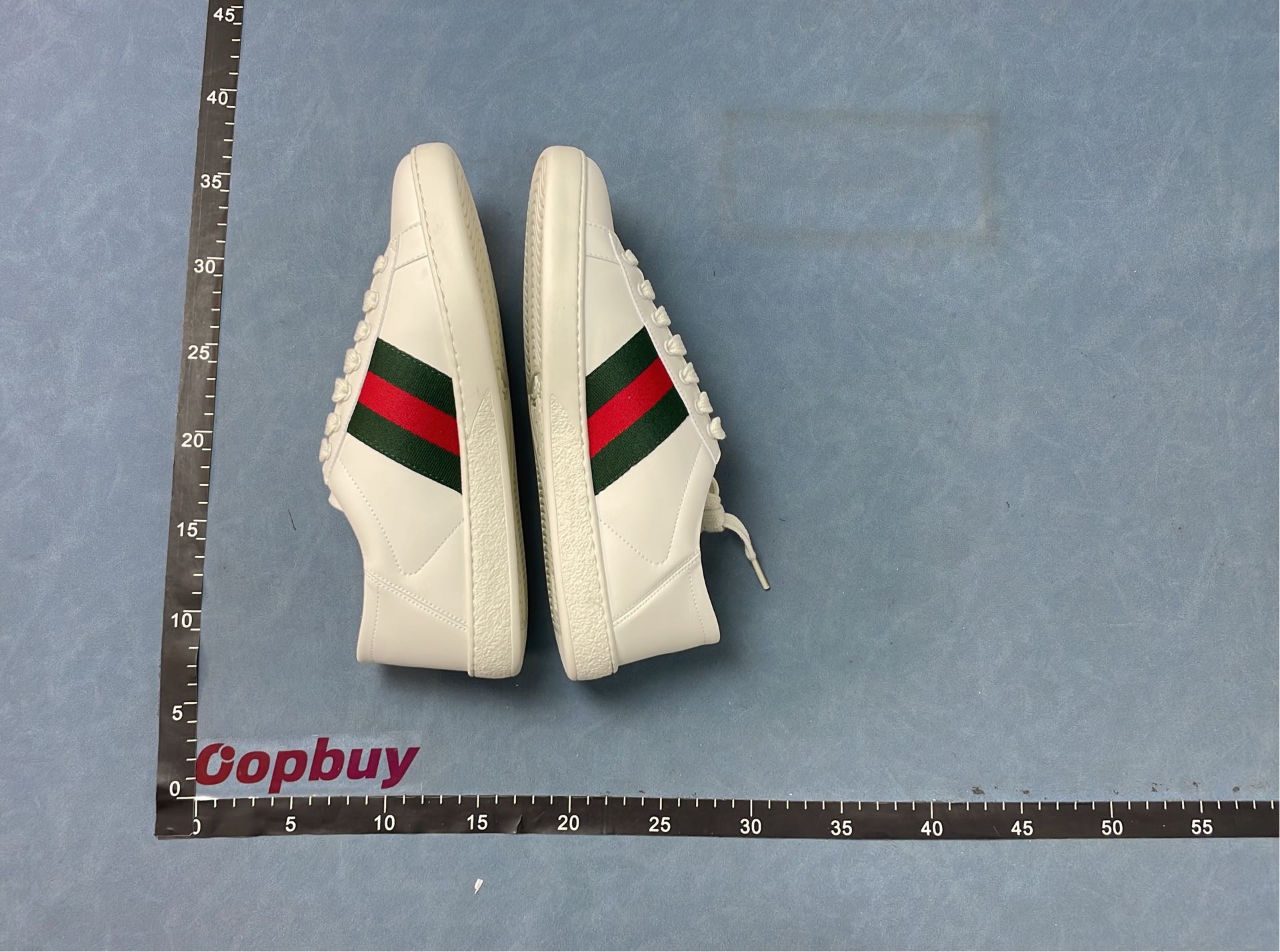 White Gucci Ace Sneakers with Gold Bee and Star Embroidery