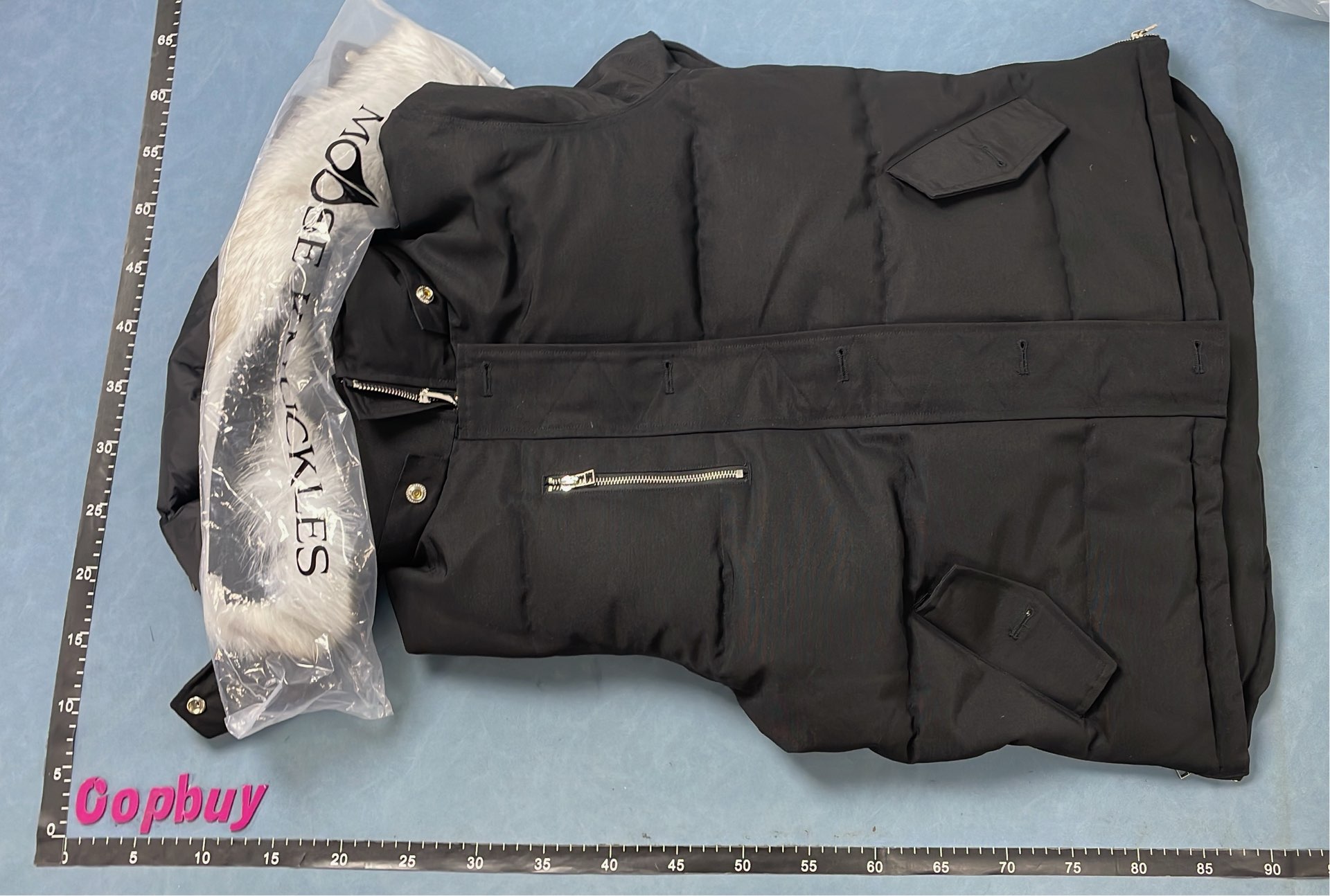 Canada Goose Down Filled Hooded Jacket with Fur Trim