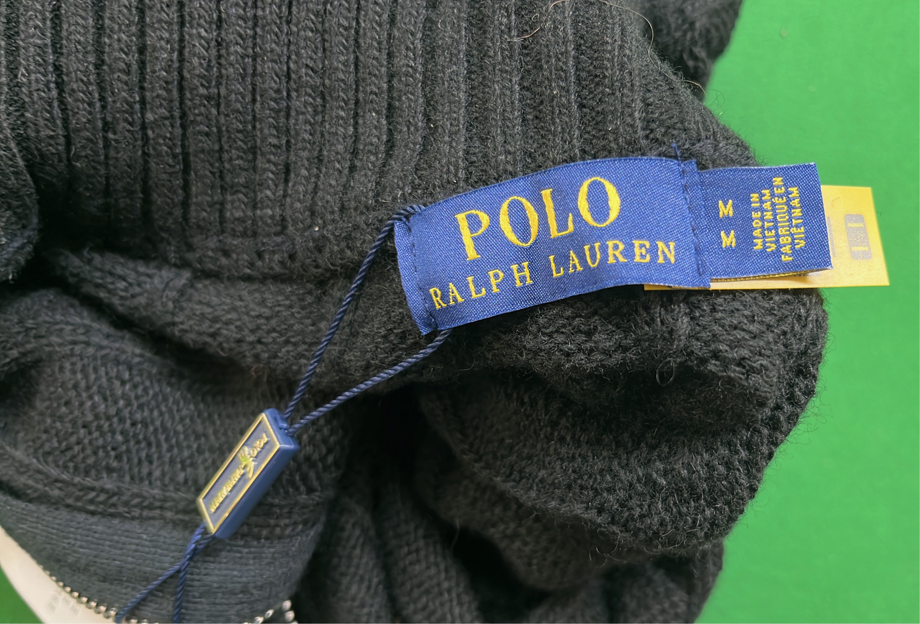 White Cable Knit Half-Zip Sweater for Men
