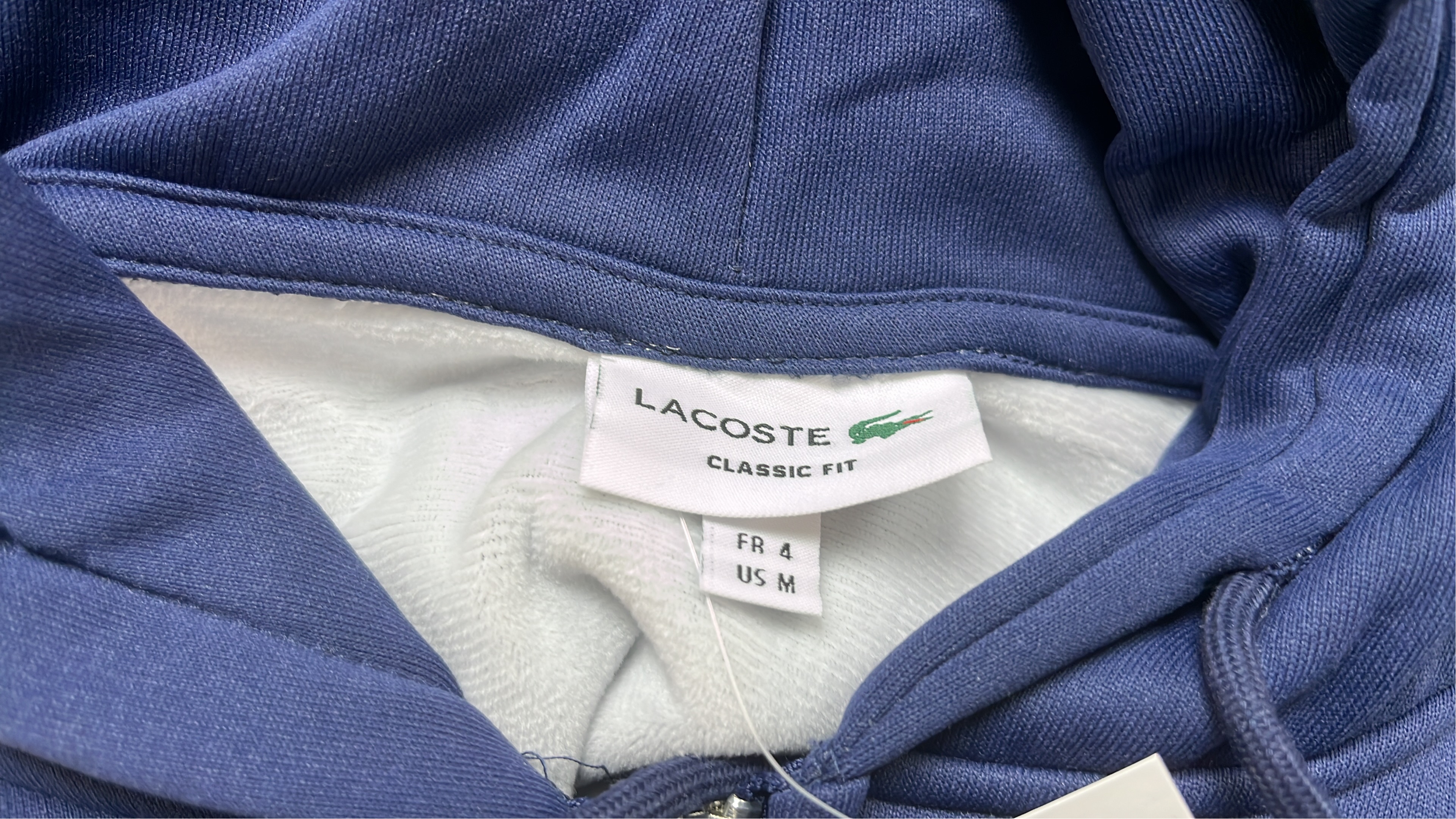 Lacoste Zip-Up Hoodie Sweatshirt for Men and Women