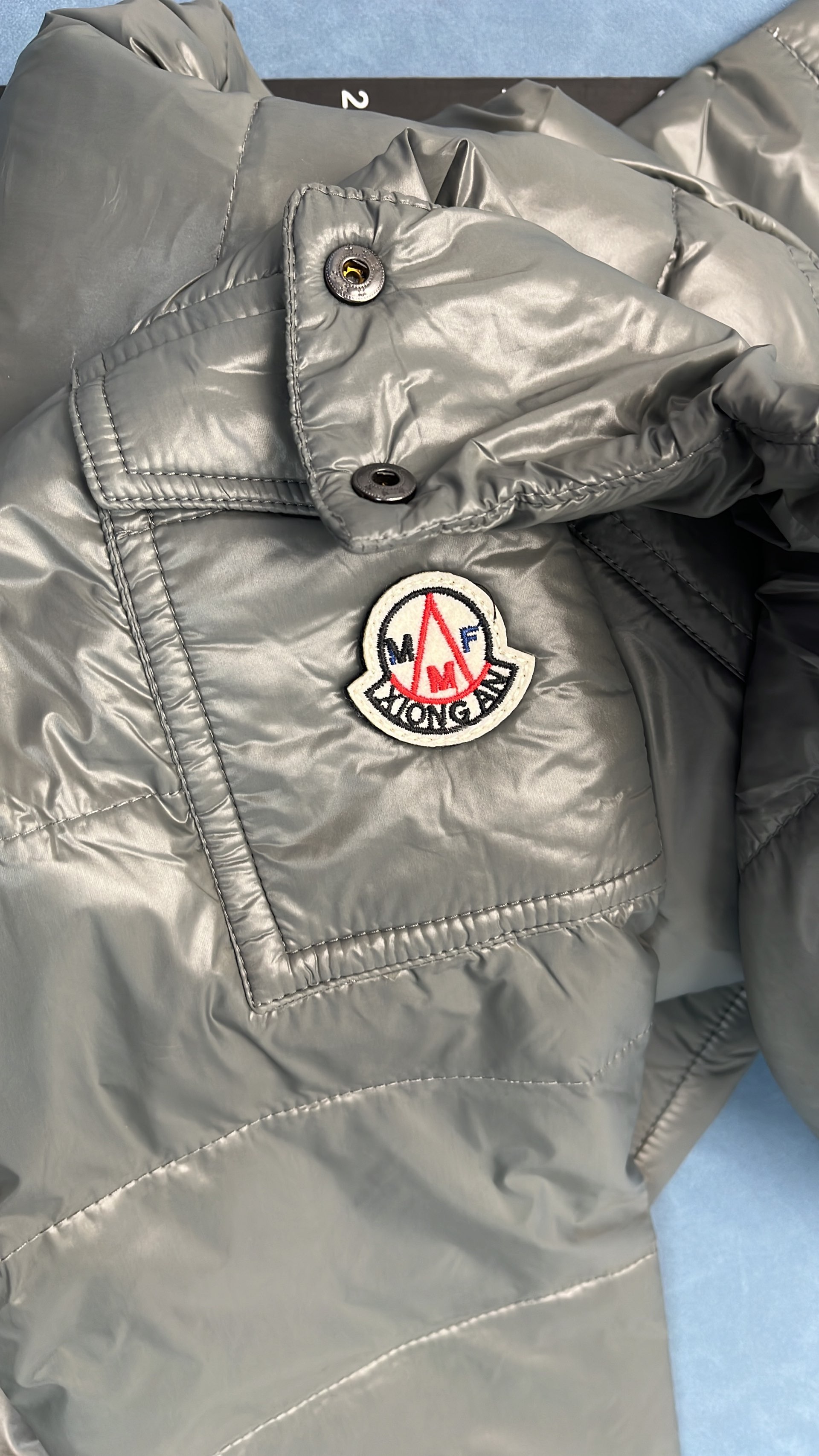 Moncler Black Puffer Jacket with Hood