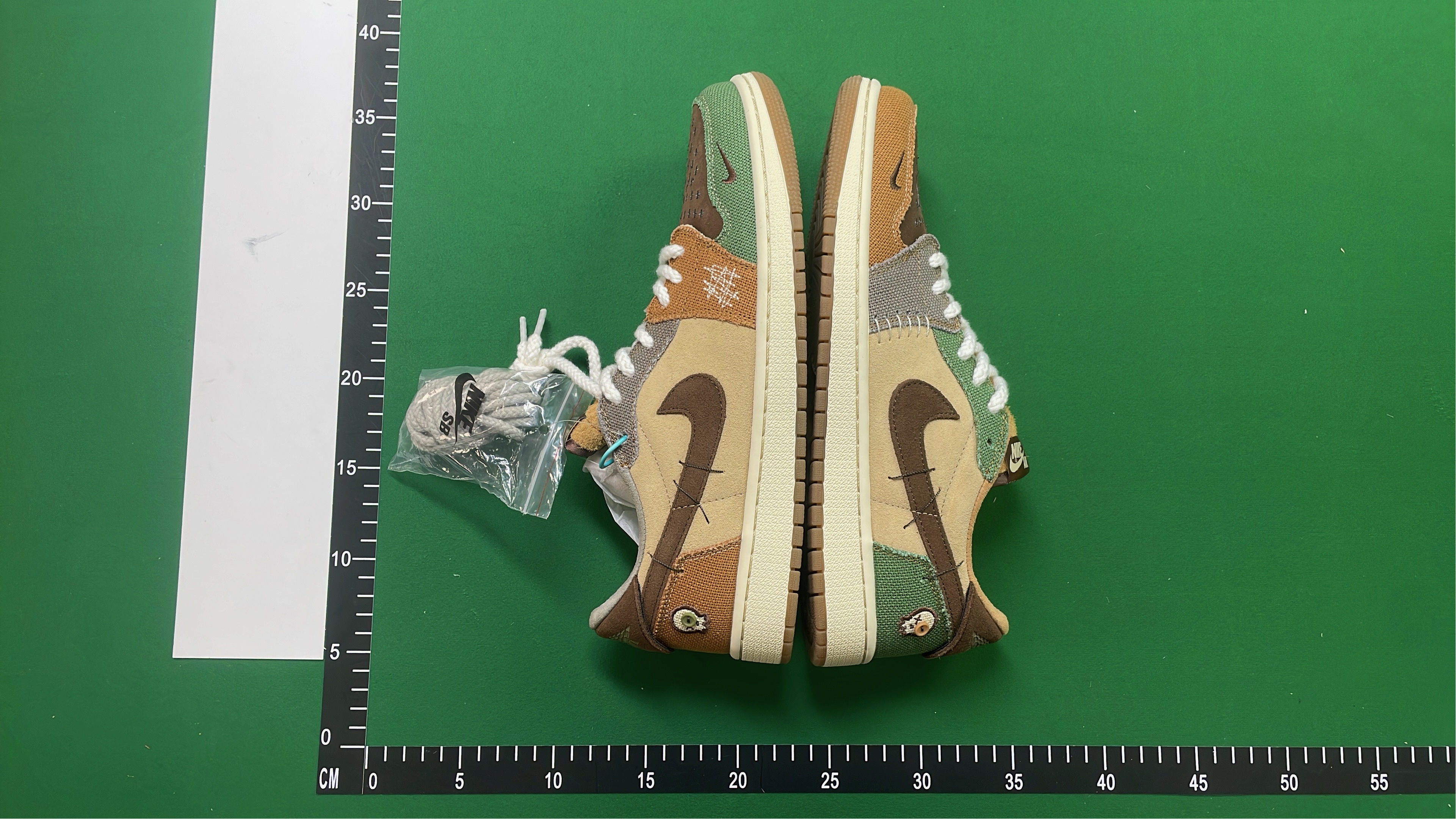 Air Jordan 1 Low OG Black White Olive Sneakers