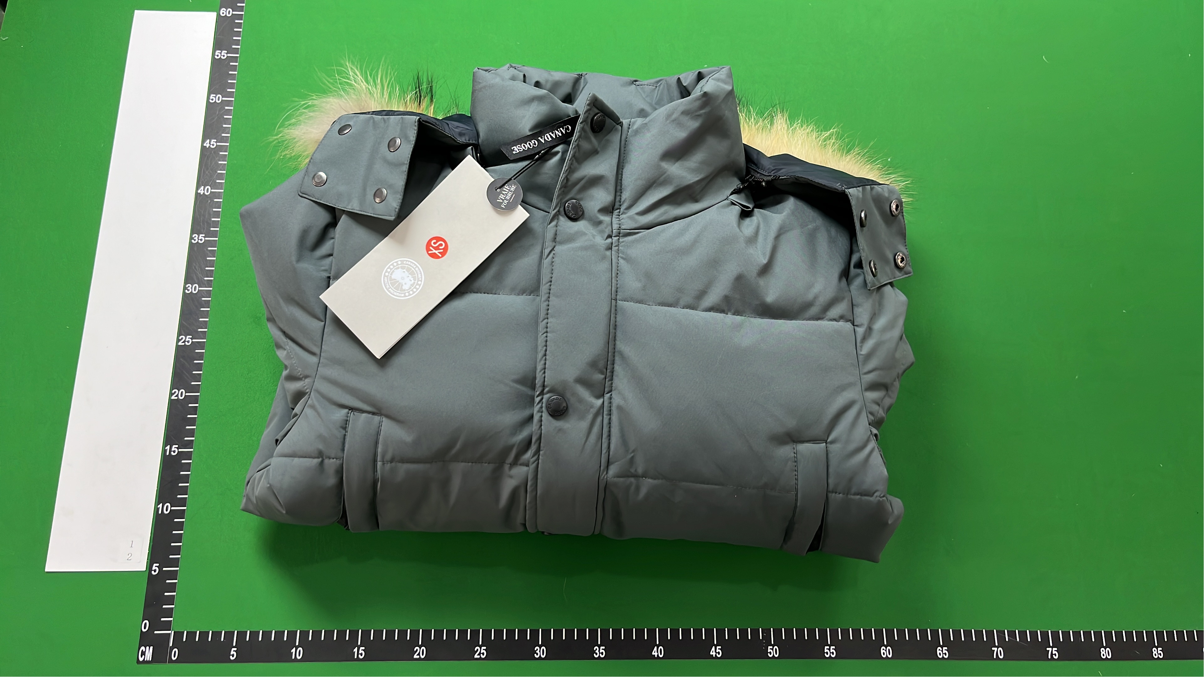 Canada Goose Down Jacket with Fur Trim Hood