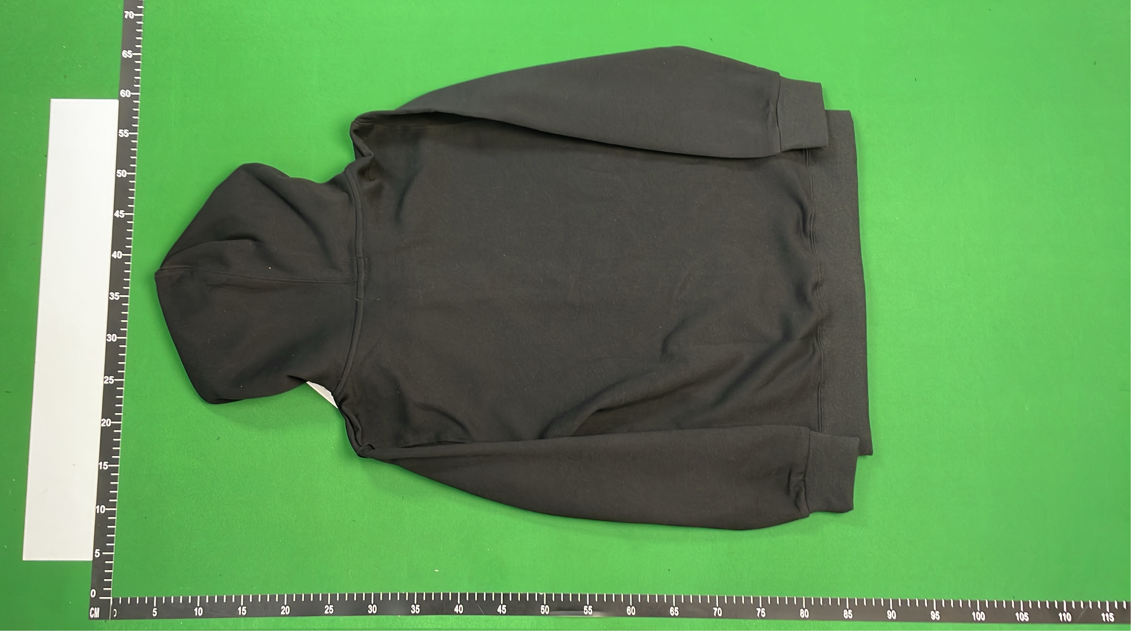 Moncler Black Zip-Up Hoodie with Logo Patch