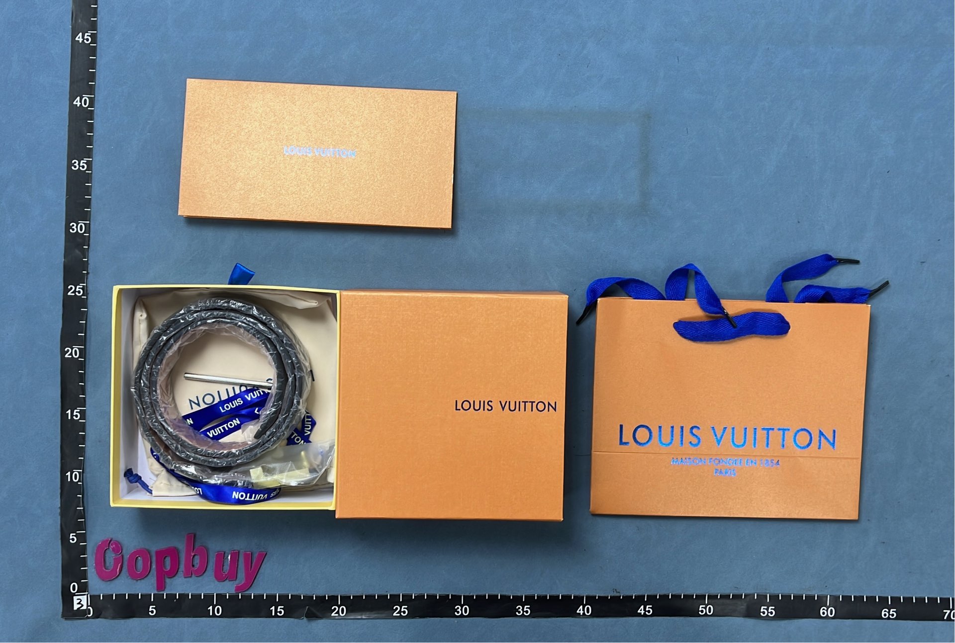 LV Monogram Canvas Belt with Gold Buckle