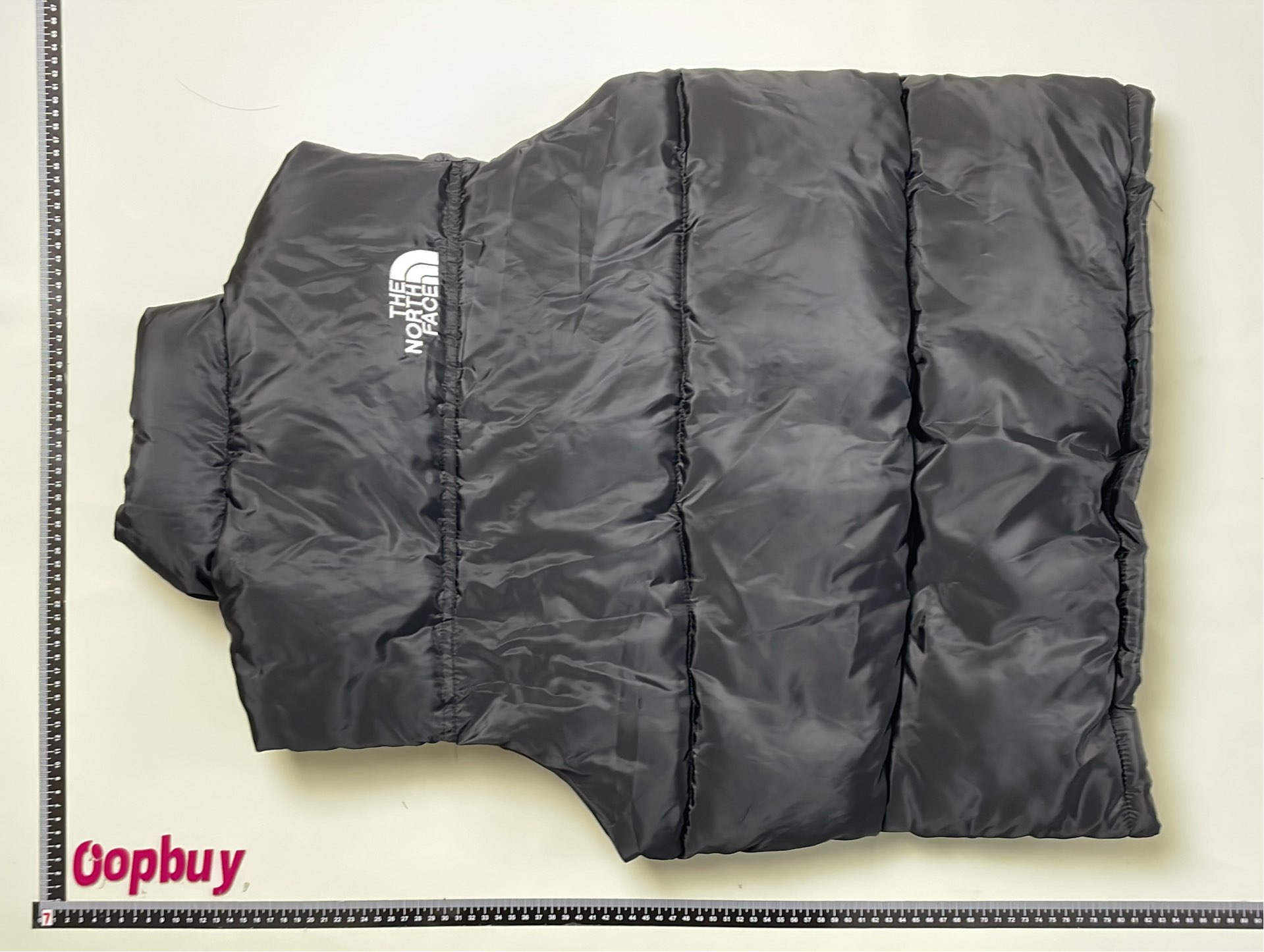 TNF Retro Nuptse Jacket 1996 Puffer Coat - Black, Navy, White