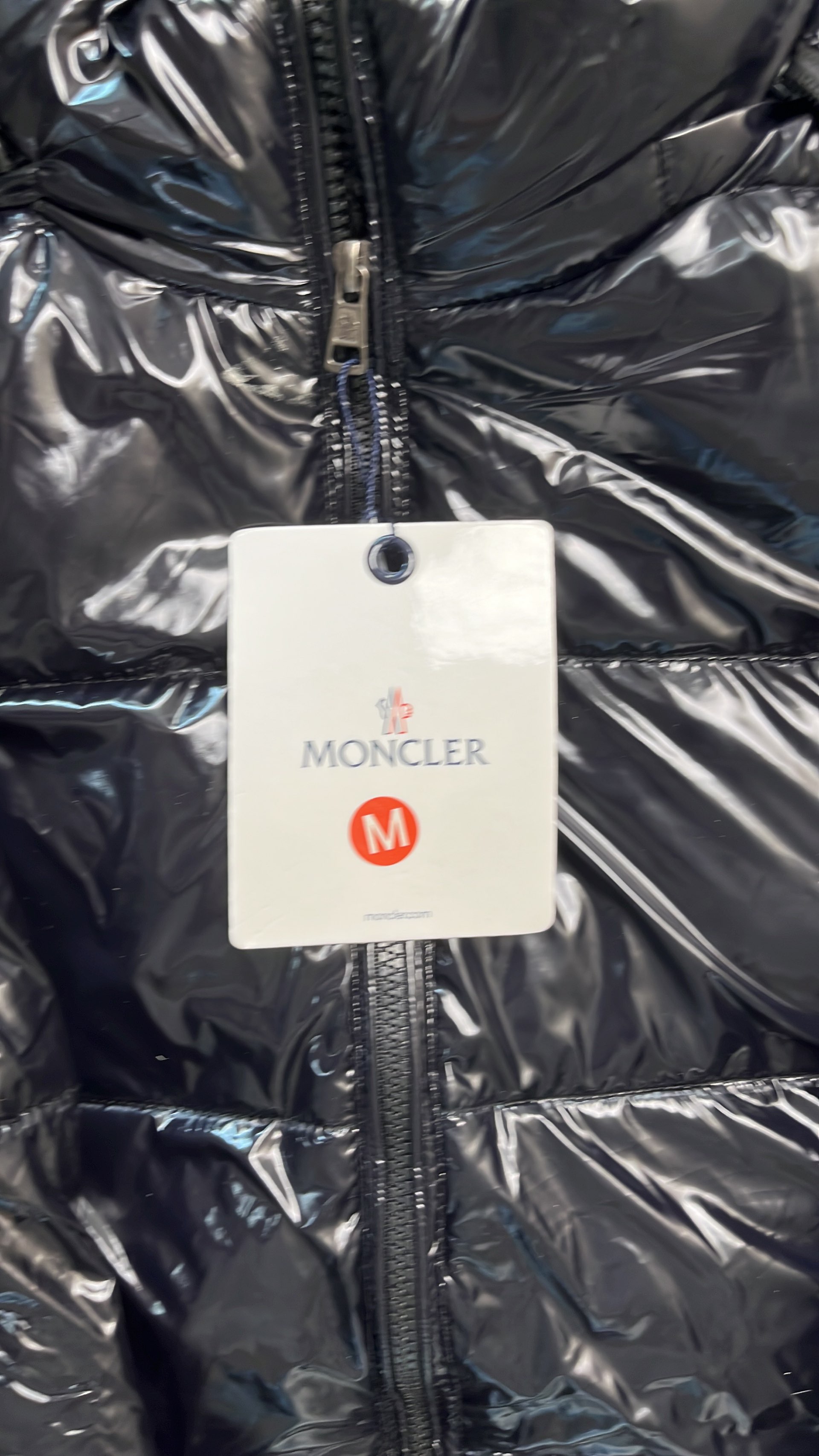 Moncler Black Puffer Jacket with Hood