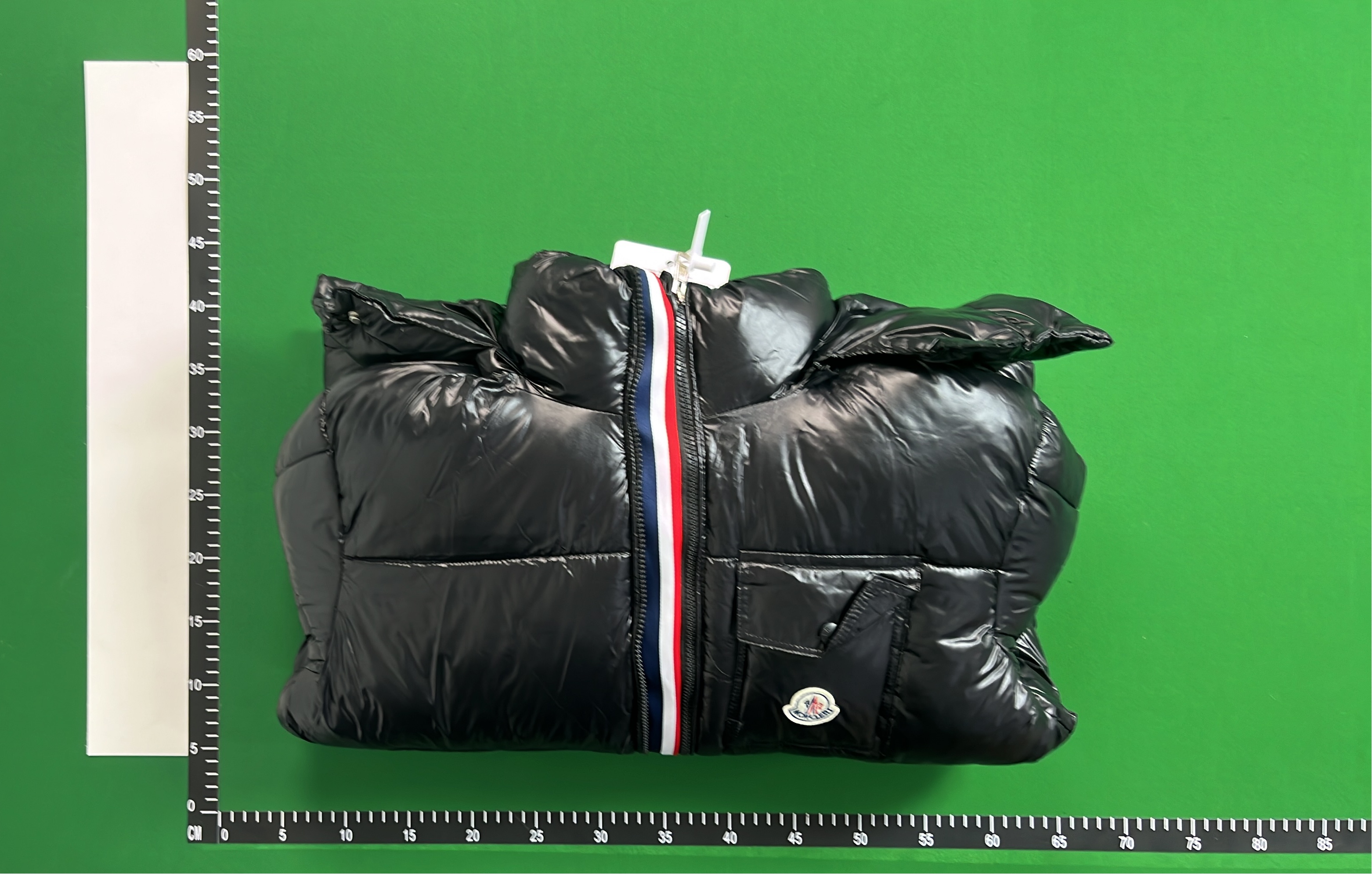 Men's Black Quilted Down Jacket with Hood
