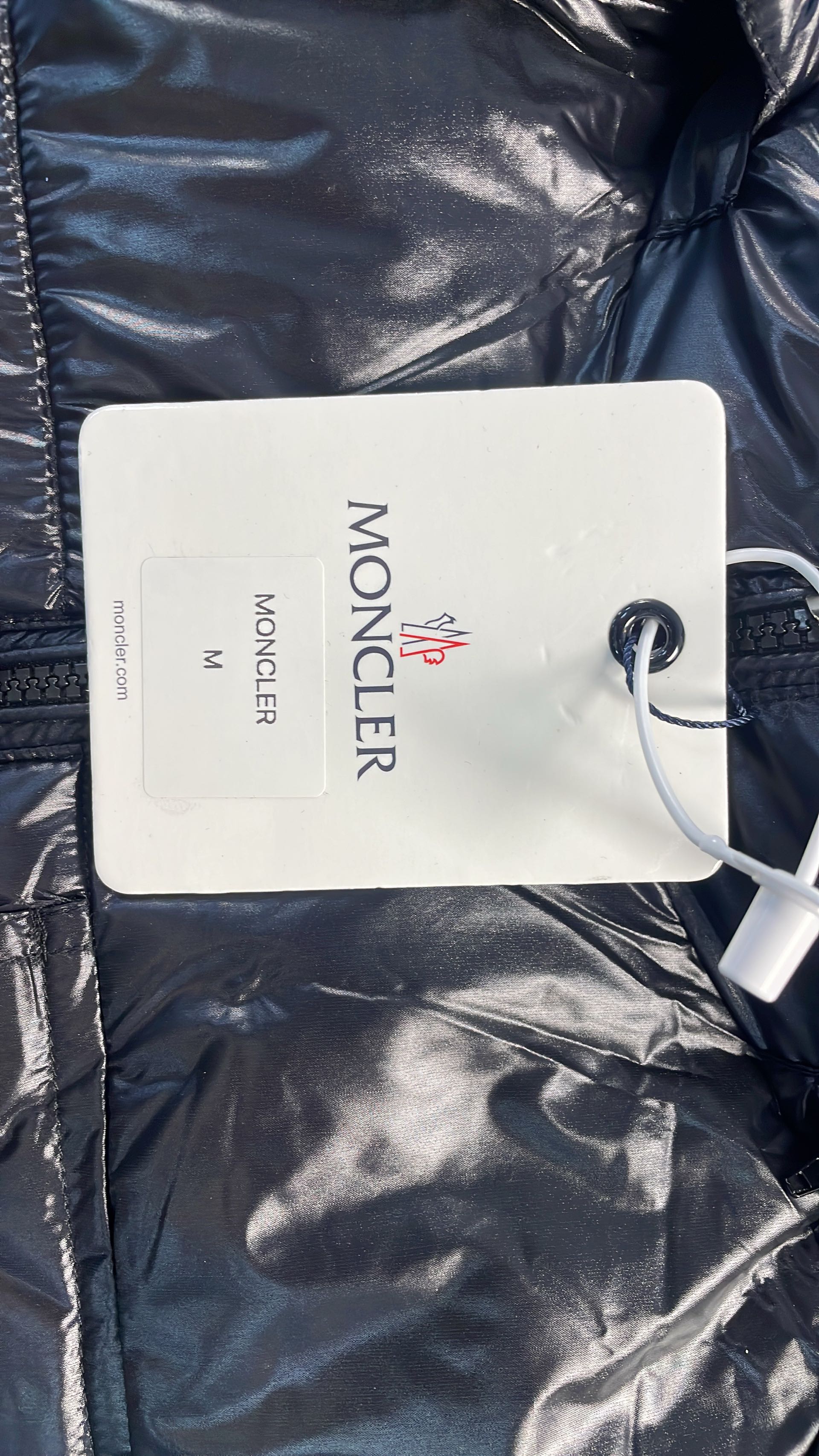 Moncler Black Puffer Jacket with Hood