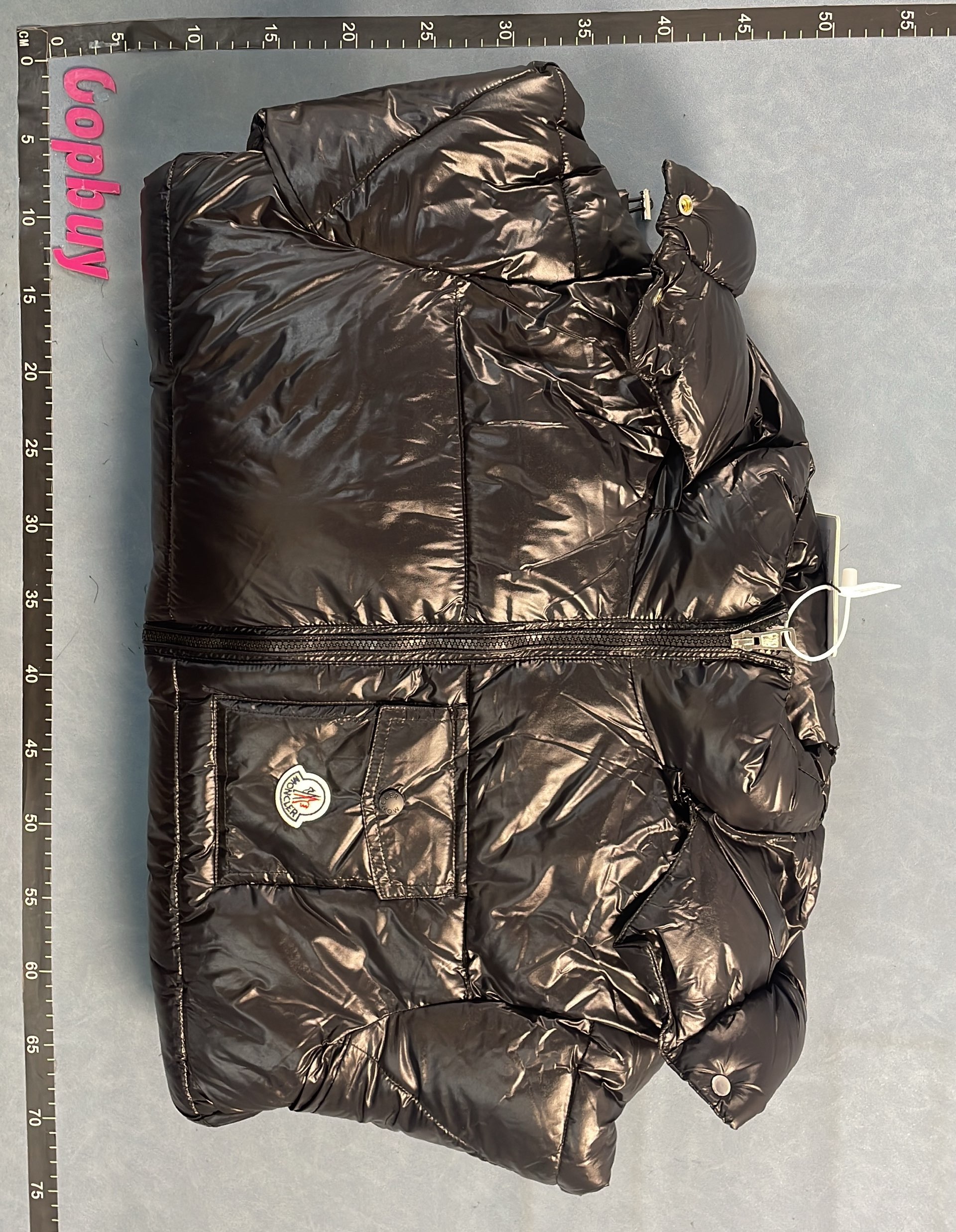 Moncler Black Puffer Jacket with Hood