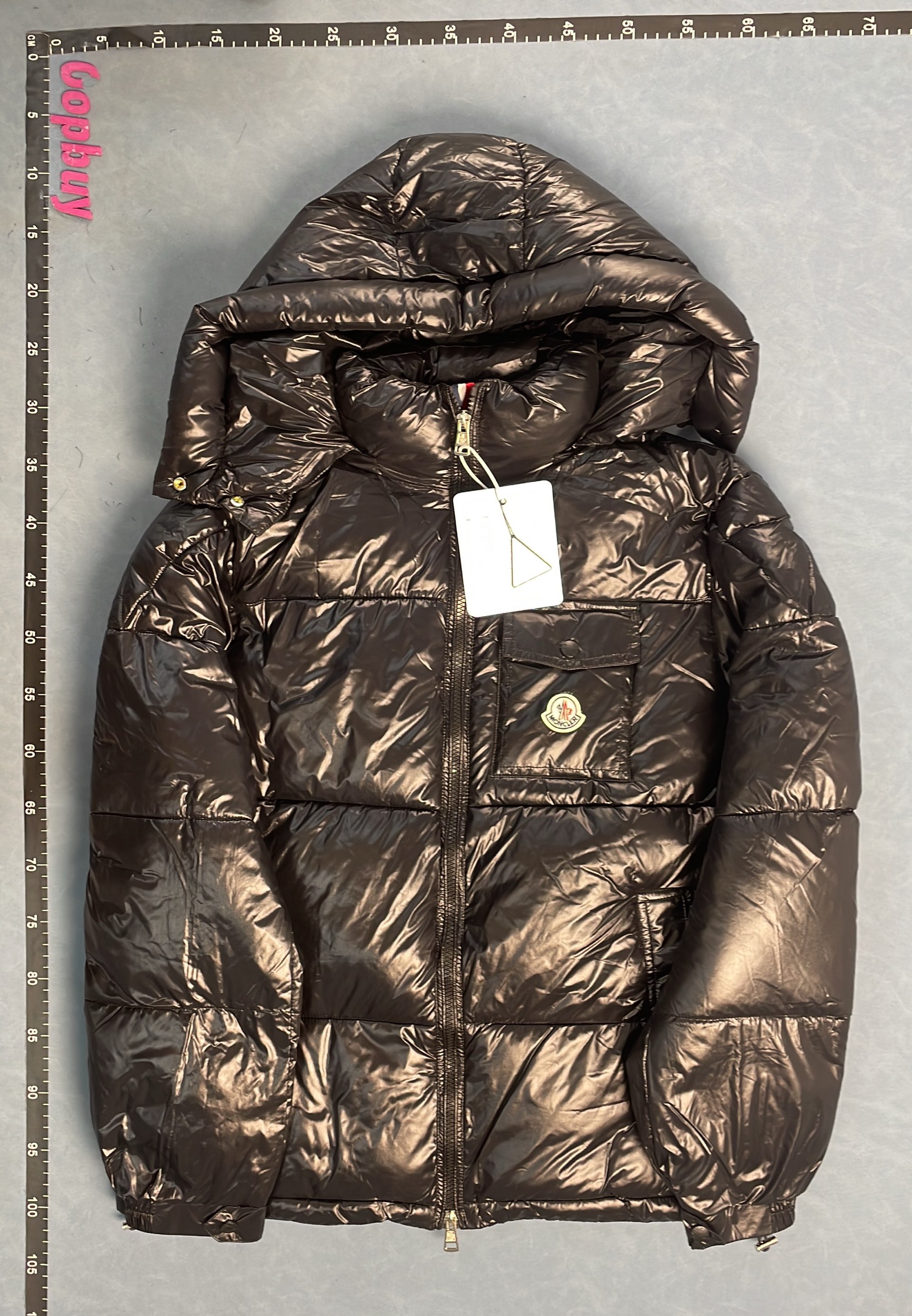 Moncler Black Puffer Jacket with Hood