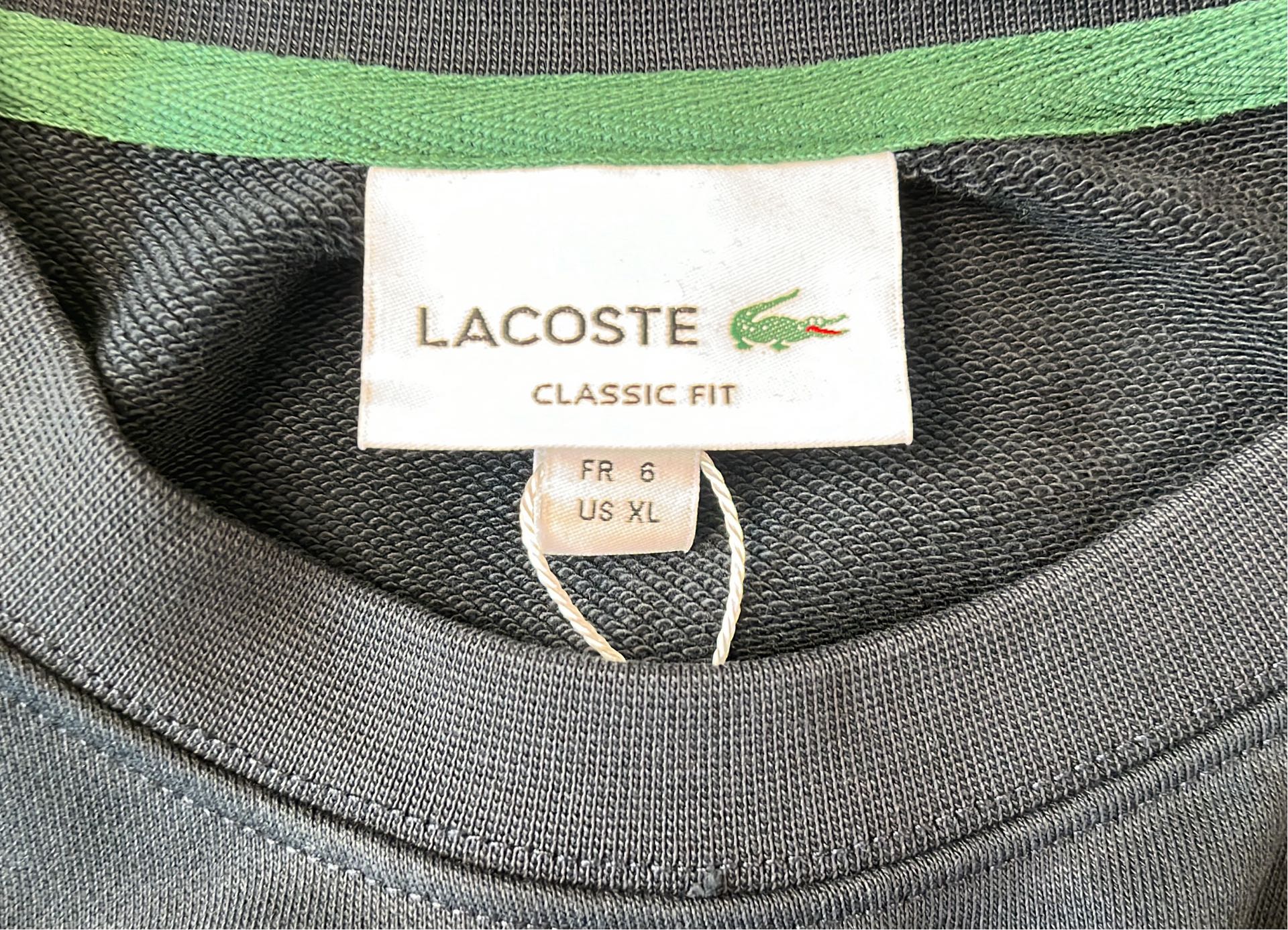Lacoste Logo Print Crewneck Sweatshirt for Men