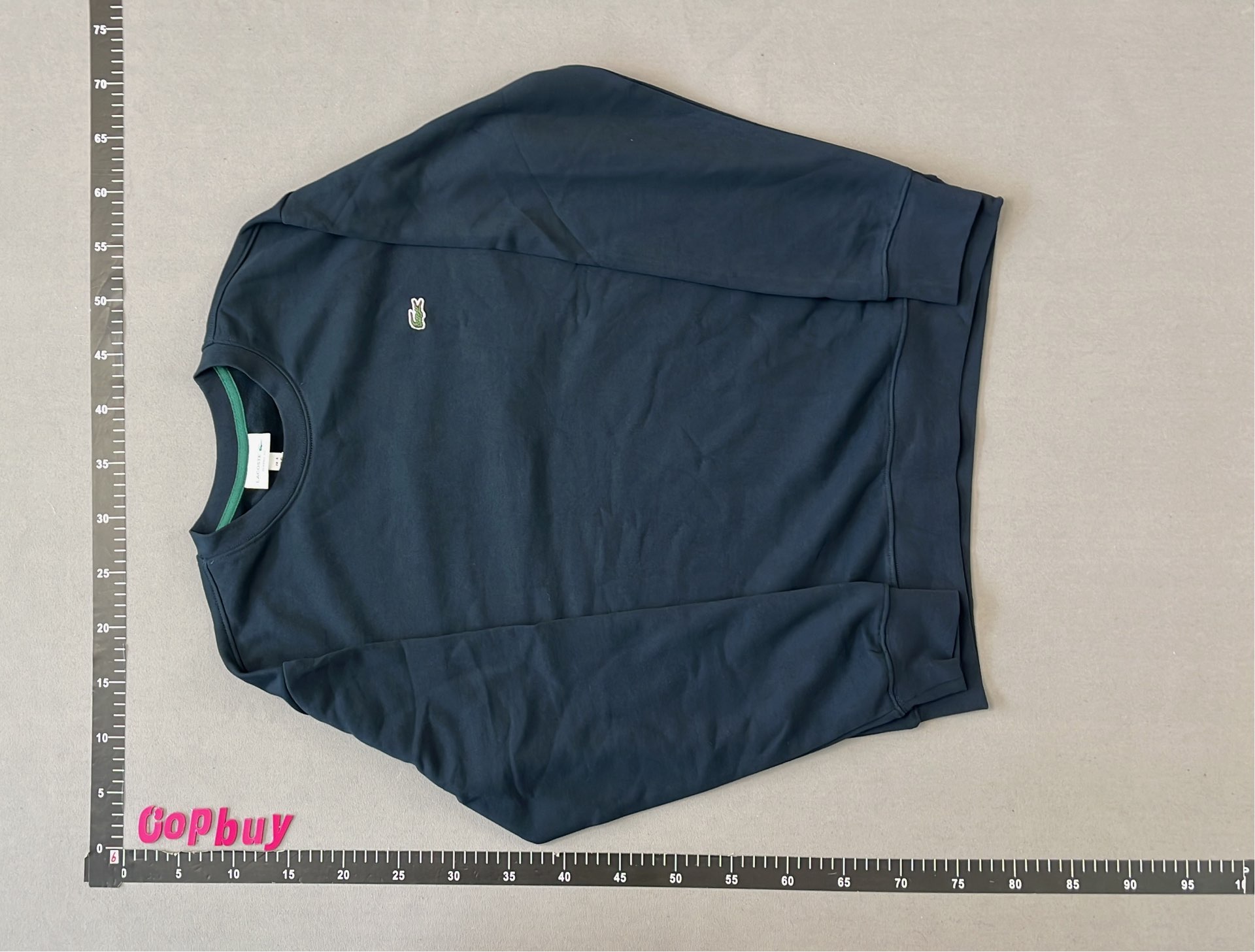 Lacoste Logo Print Crewneck Sweatshirt for Men