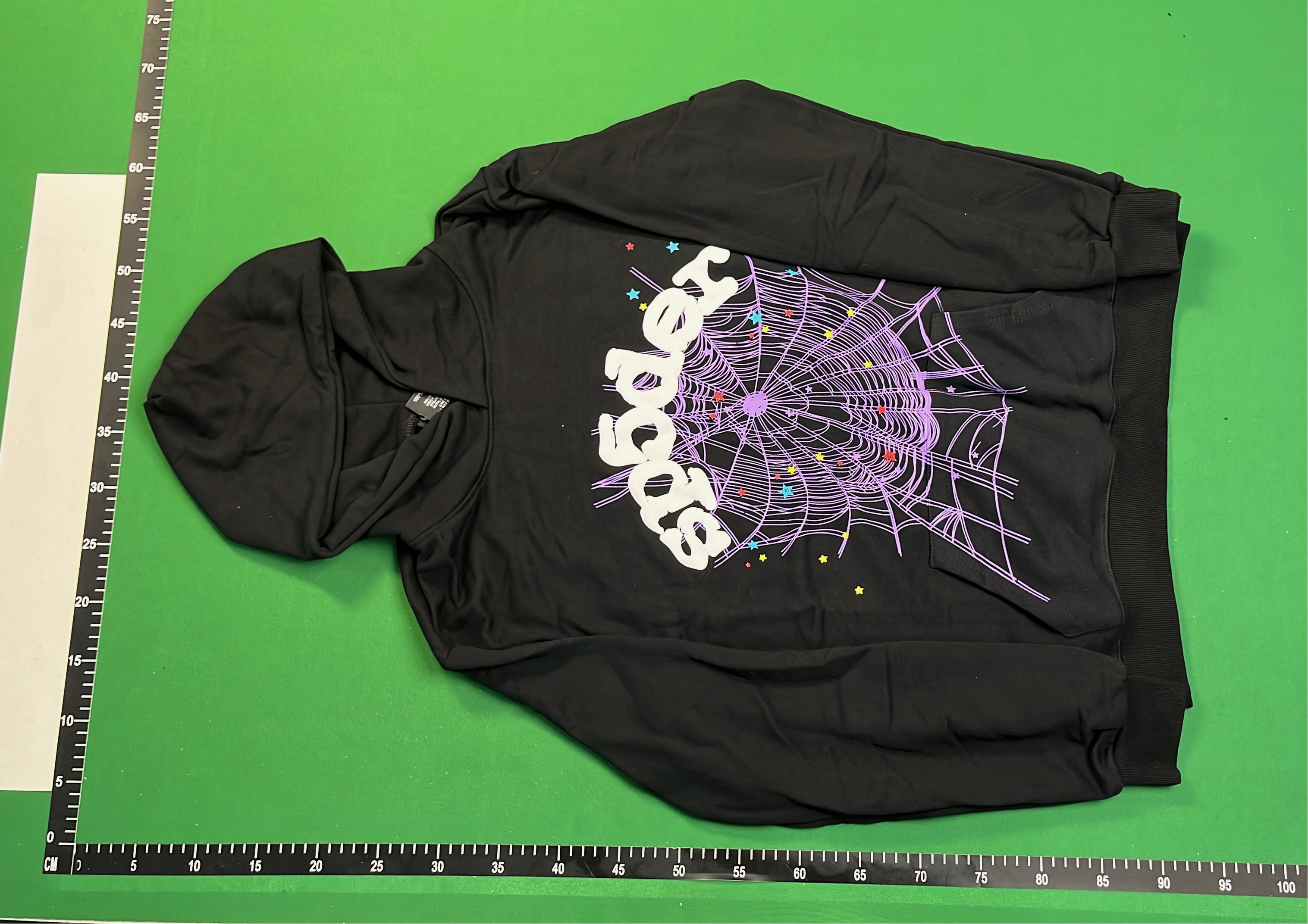 Spider Web Print Hoodie Sweatshirt for Women - Fashionable Graphic Pullover