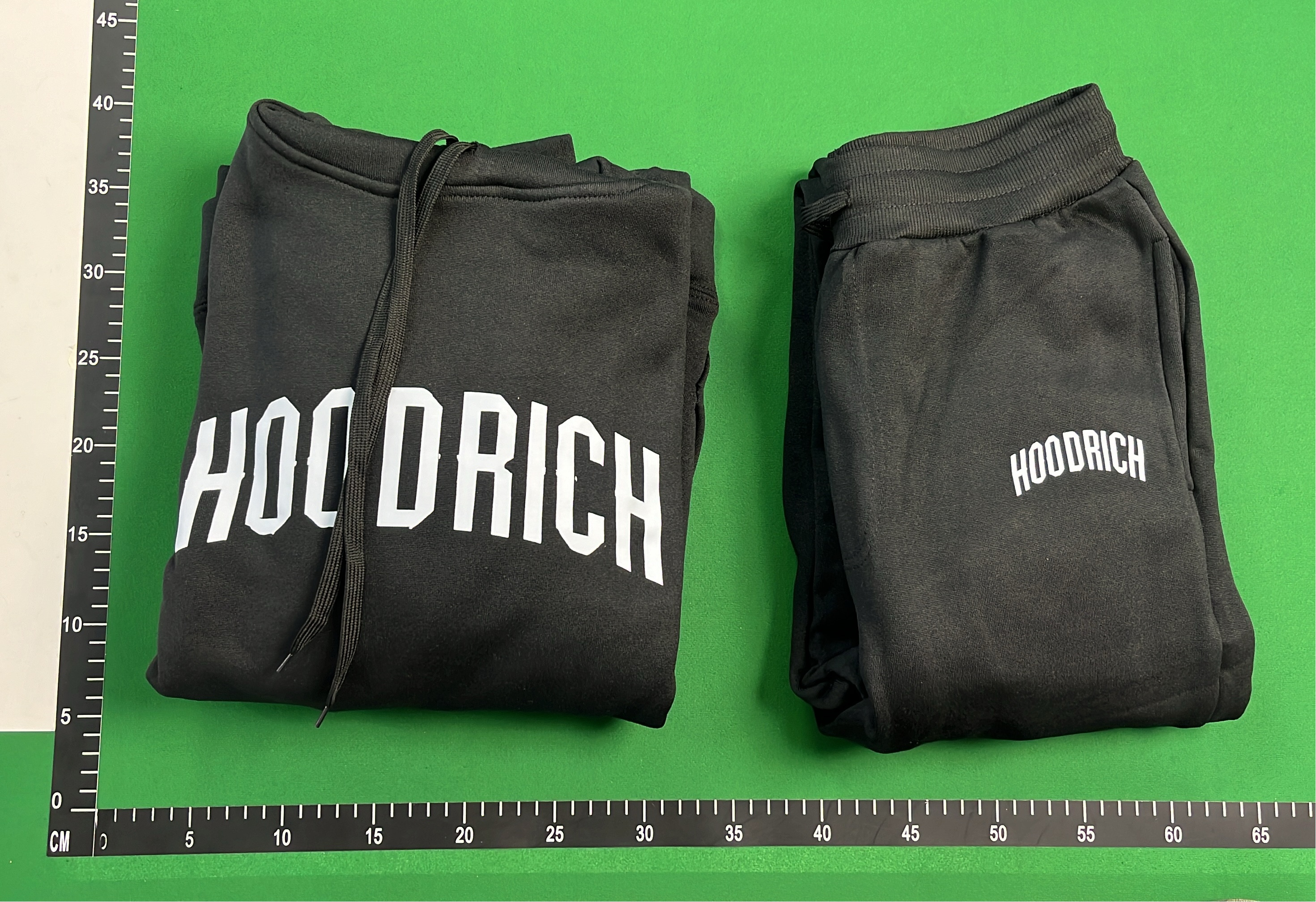 HOODRICH Black Hoodie and Jogger Set - Comfortable Sweatshirt Outfit