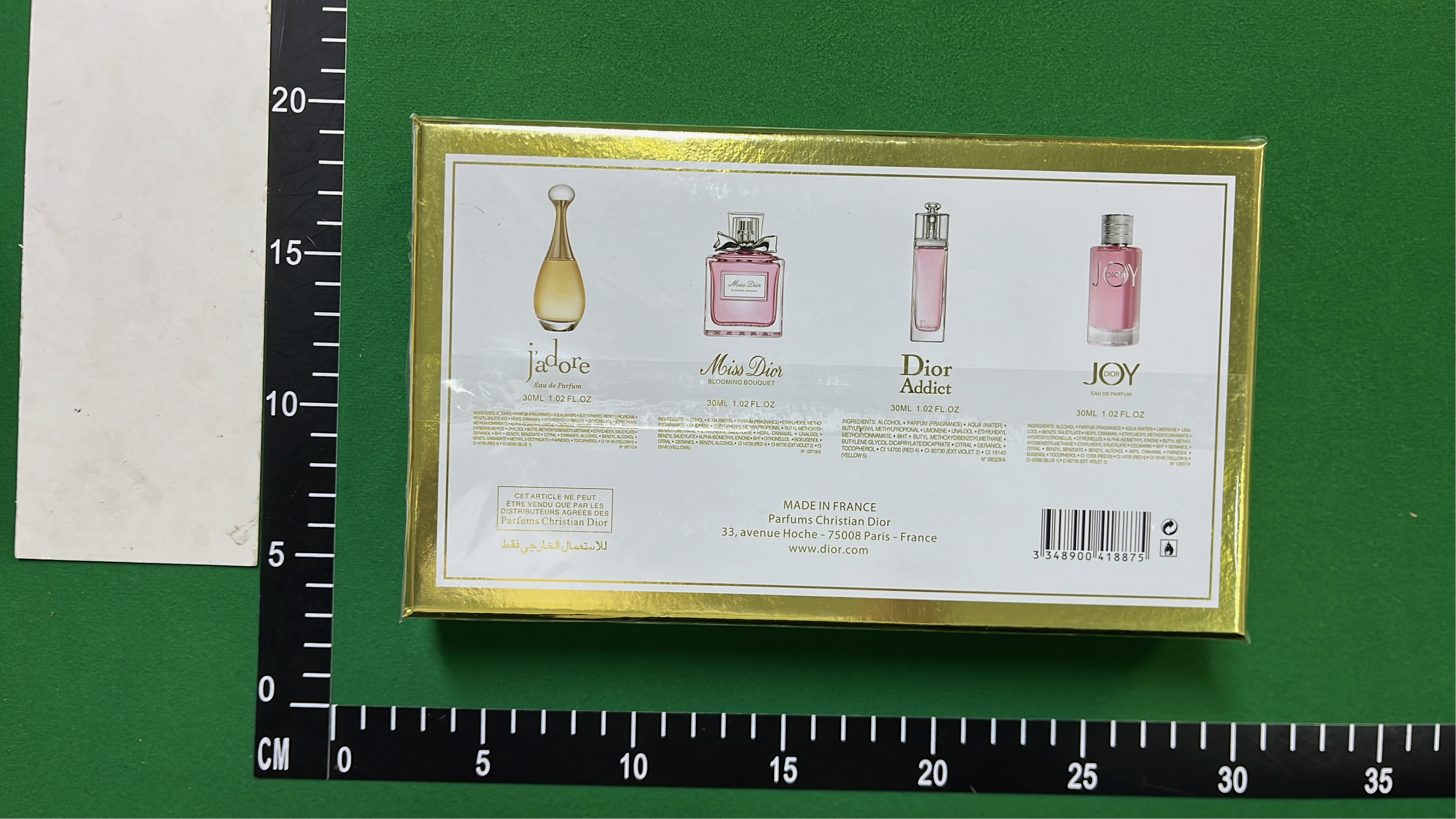 Dior Perfume Gift Set with J'adore Miss Dior Addict JOY 30ML