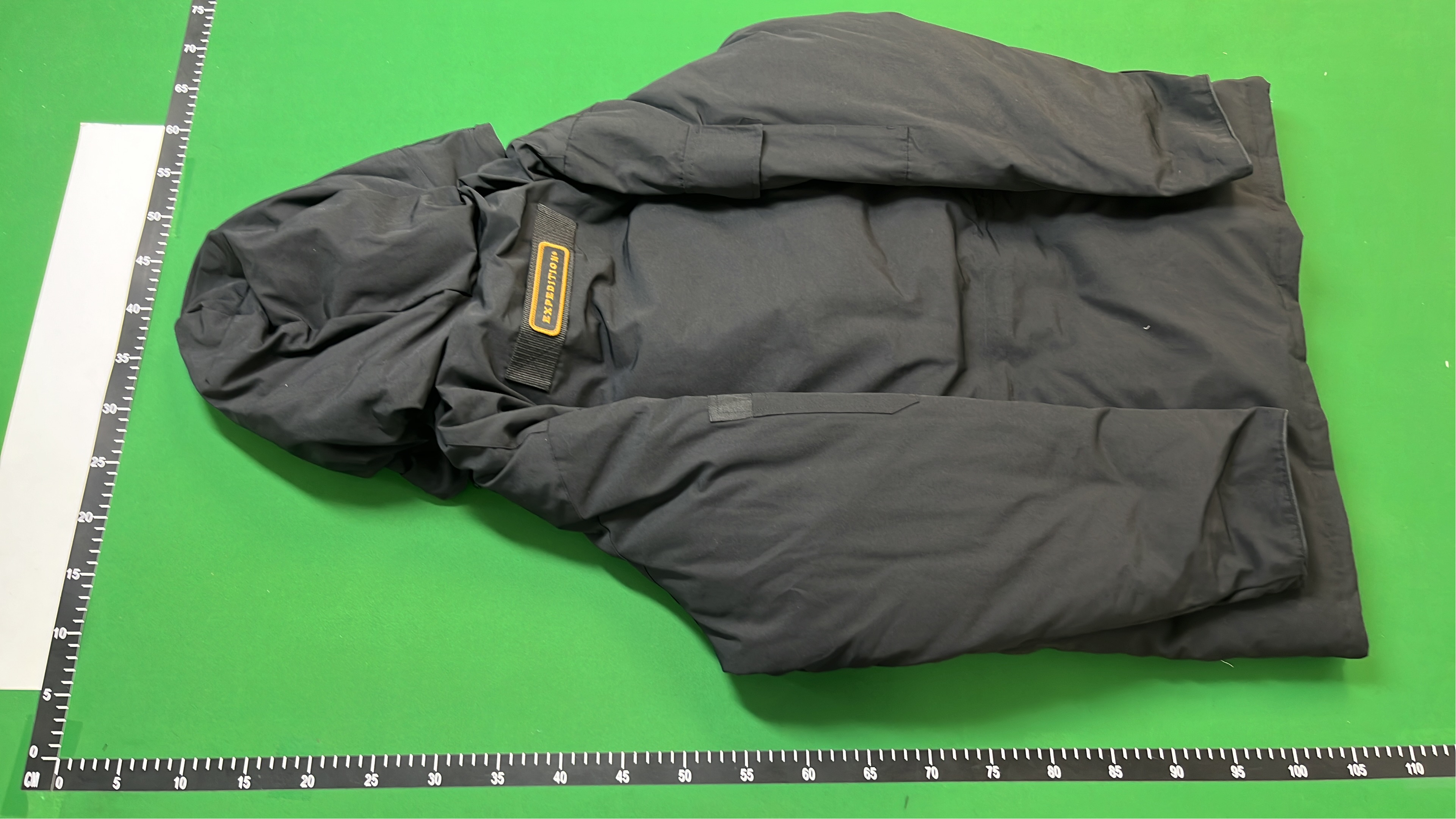 Black Glossy Down Jacket with Hood for Men