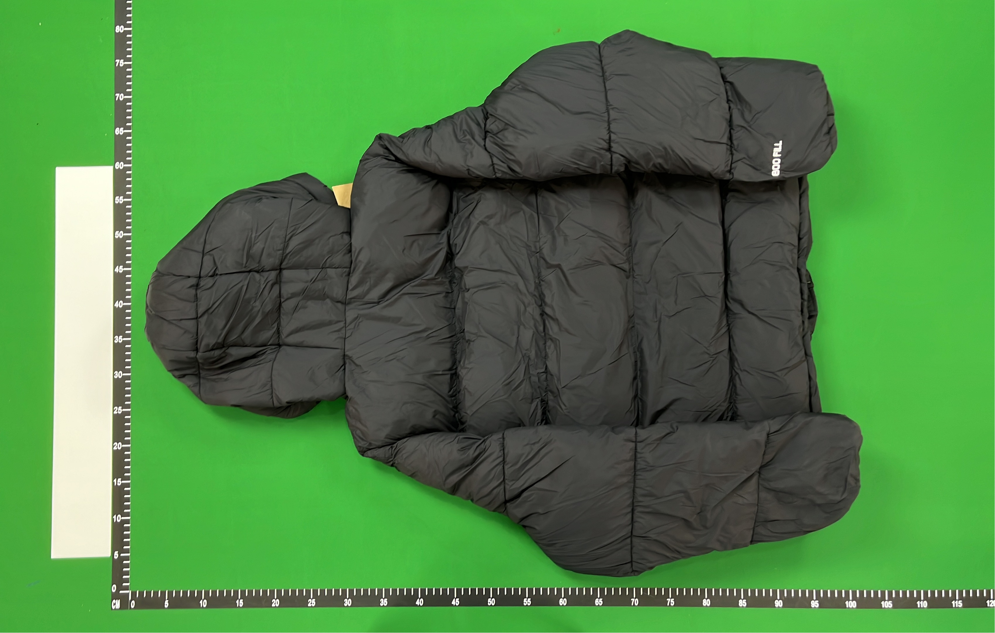 Stussy Hooded Puffer Jacket - Black, Yellow, and Pink Lined