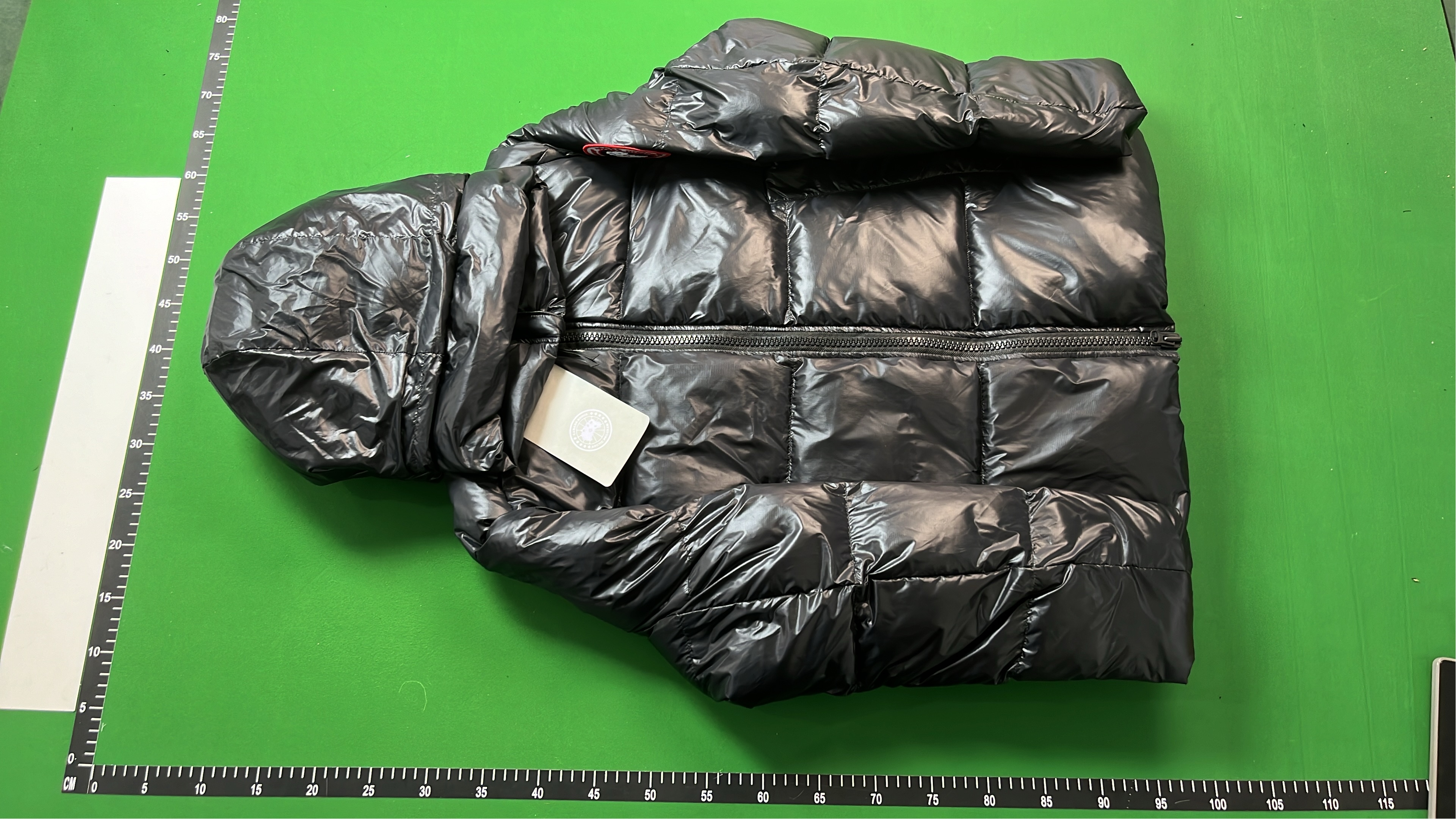 Canada Goose Black Down Jacket with Hood