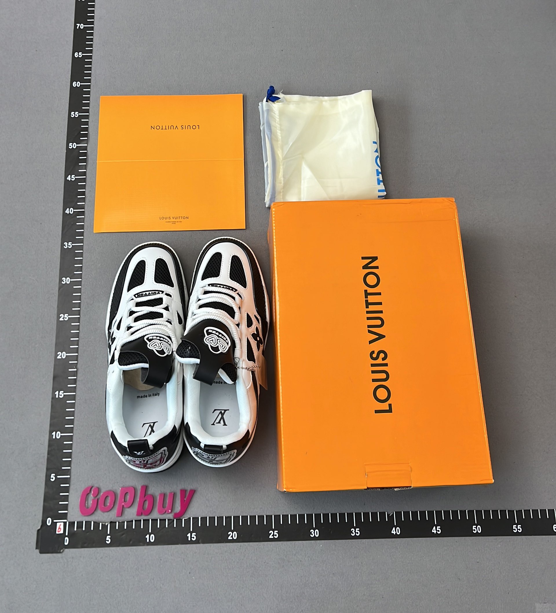 Louis Vuitton White Monogram Sneakers