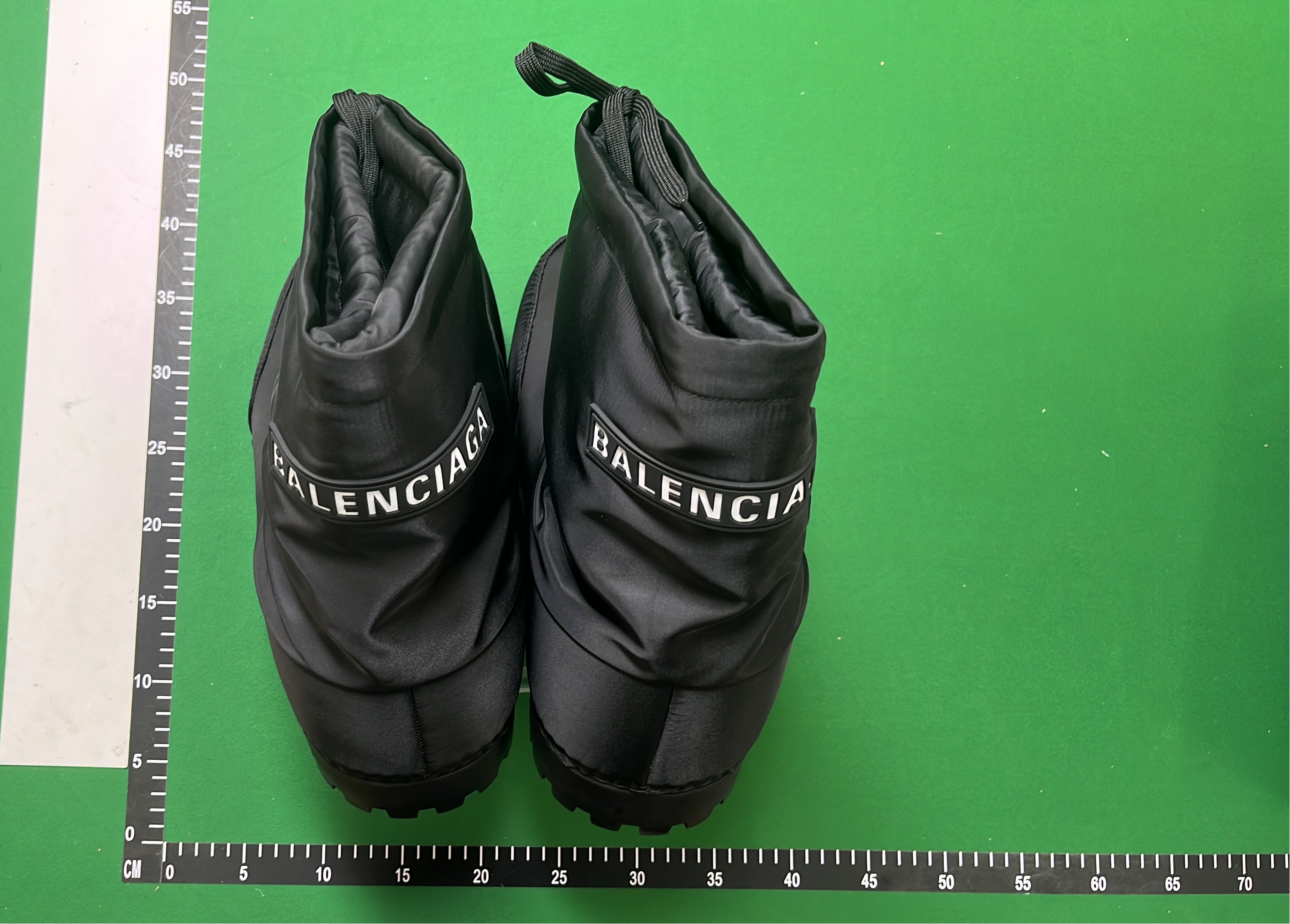 Balenciaga Black Leather Snow Boots for Women