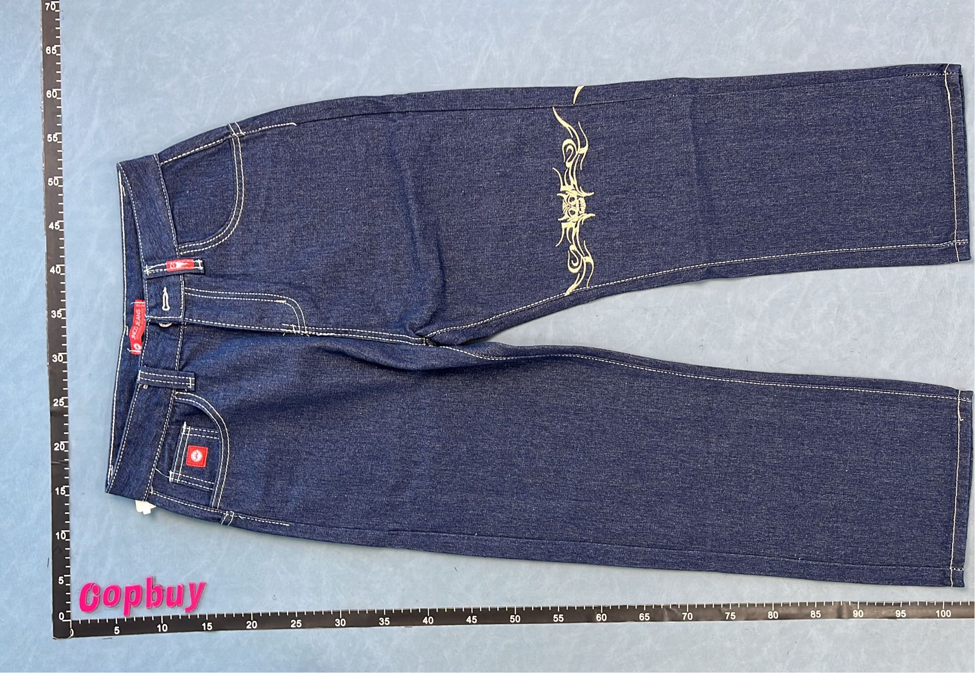 BIG BOY Denim Jeans with Cartoon Patch