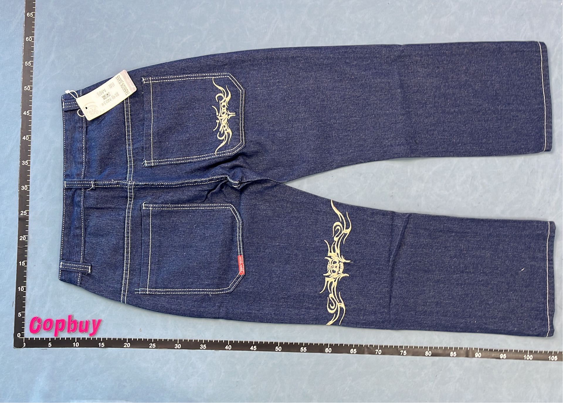 BIG BOY Denim Jeans with Cartoon Patch