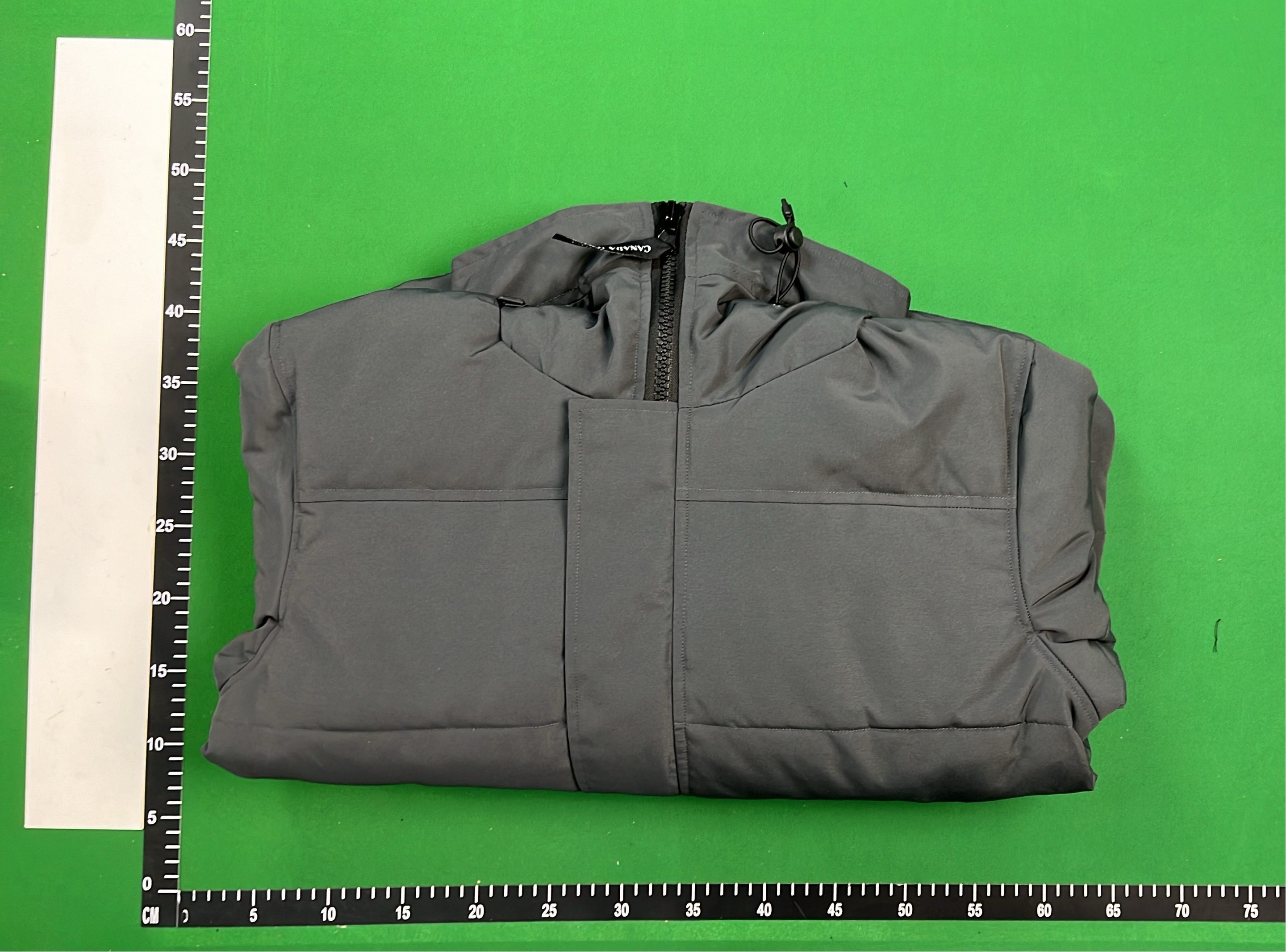 Stone Island Grey Puffer Jacket with Hood
