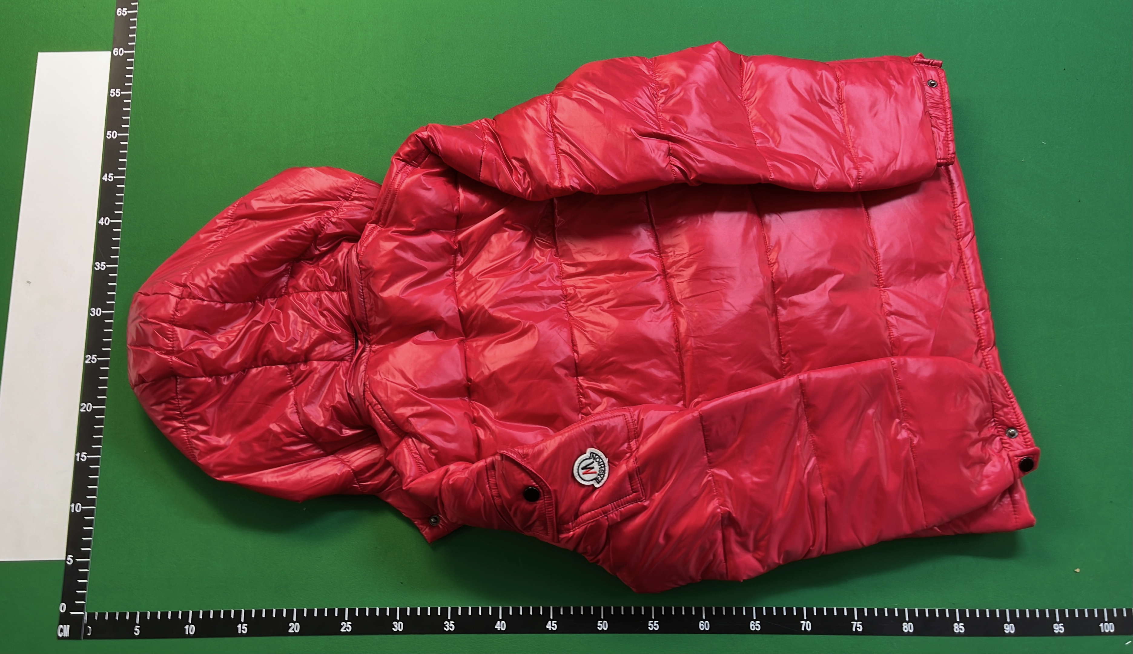 Red Hooded Down Jacket for Women - Warm Winter Coat