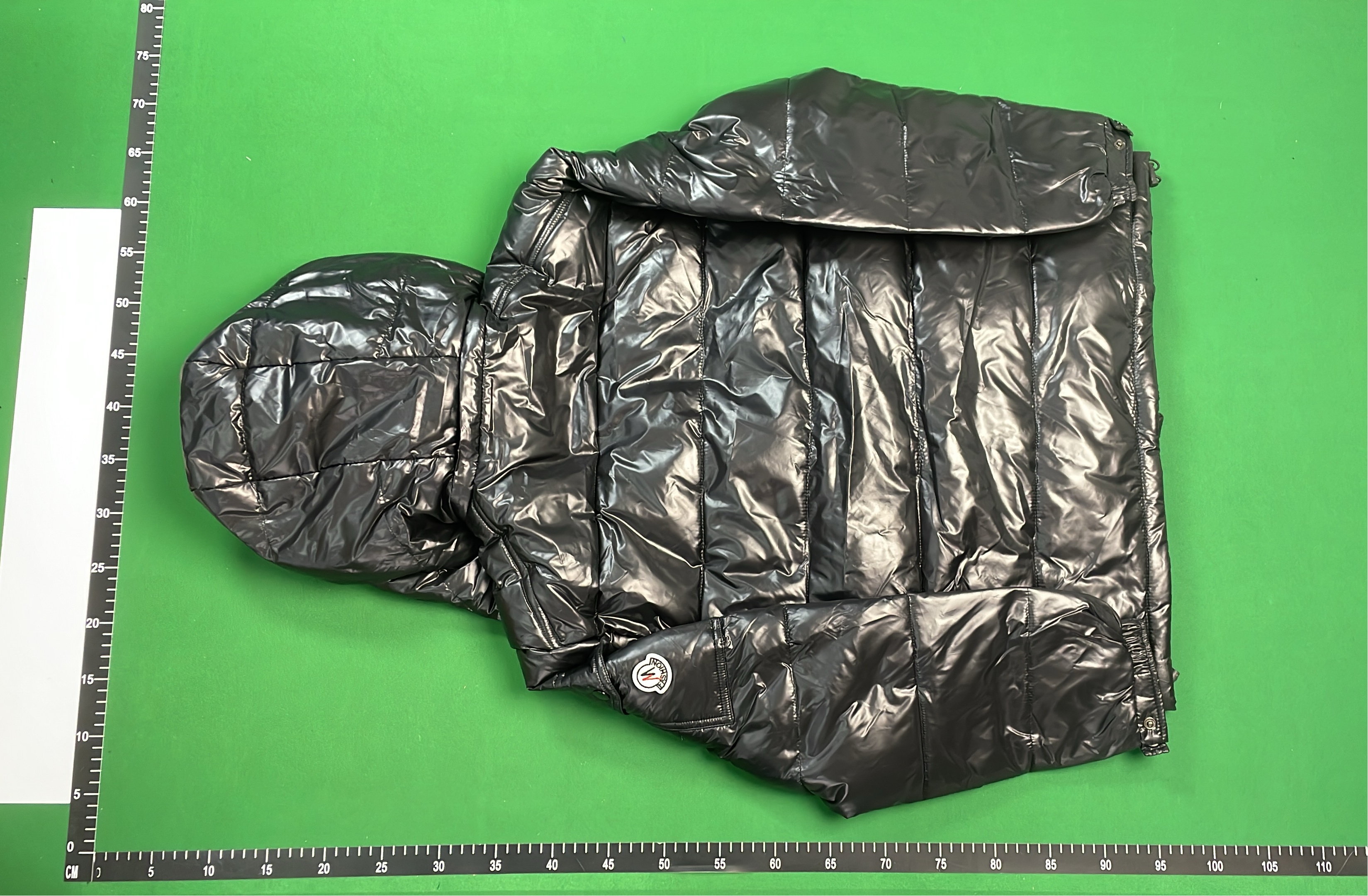 Moncler Black Puffer Jacket with Hood