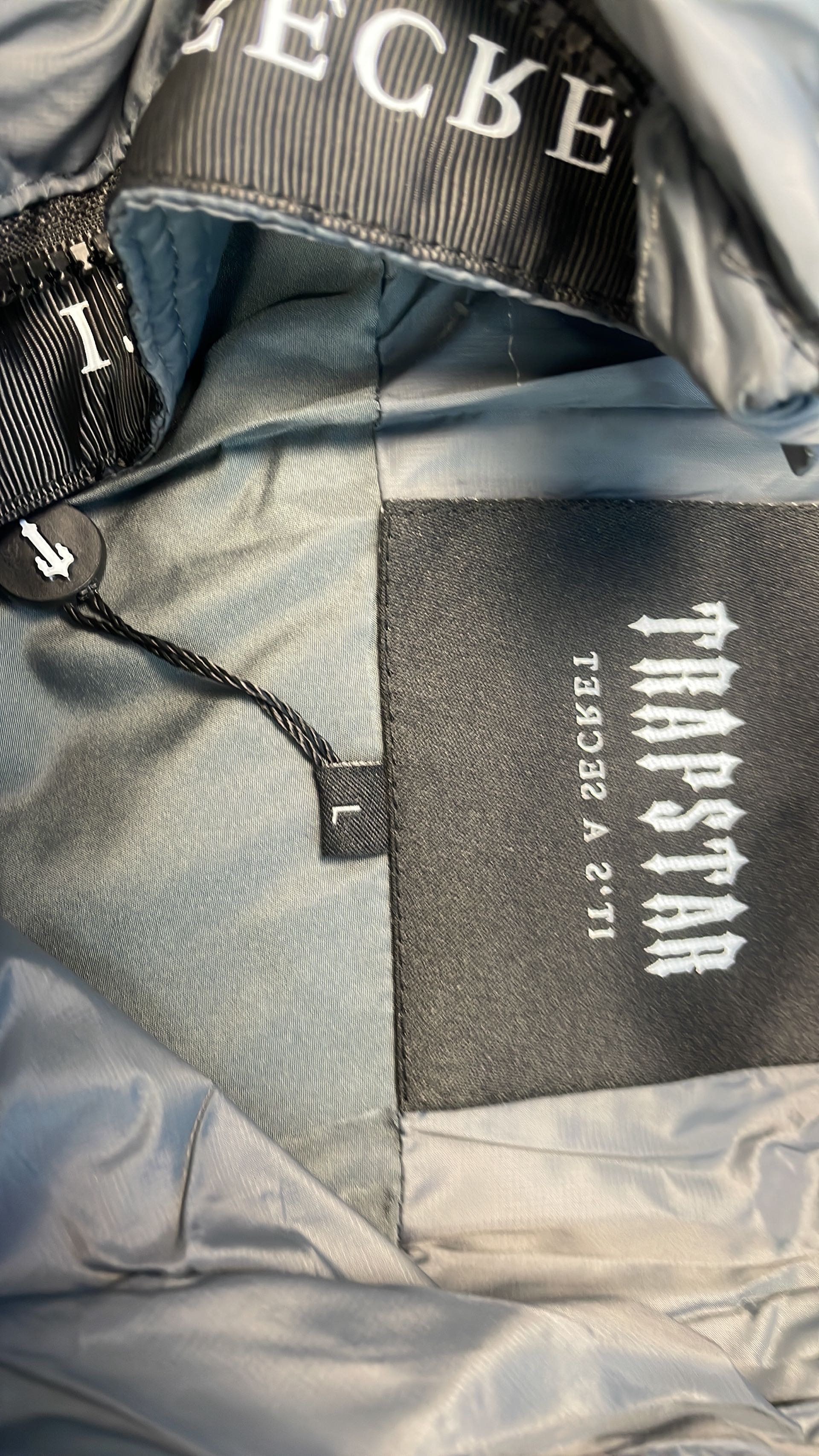 Black Hooded Jacket with Question Mark Design