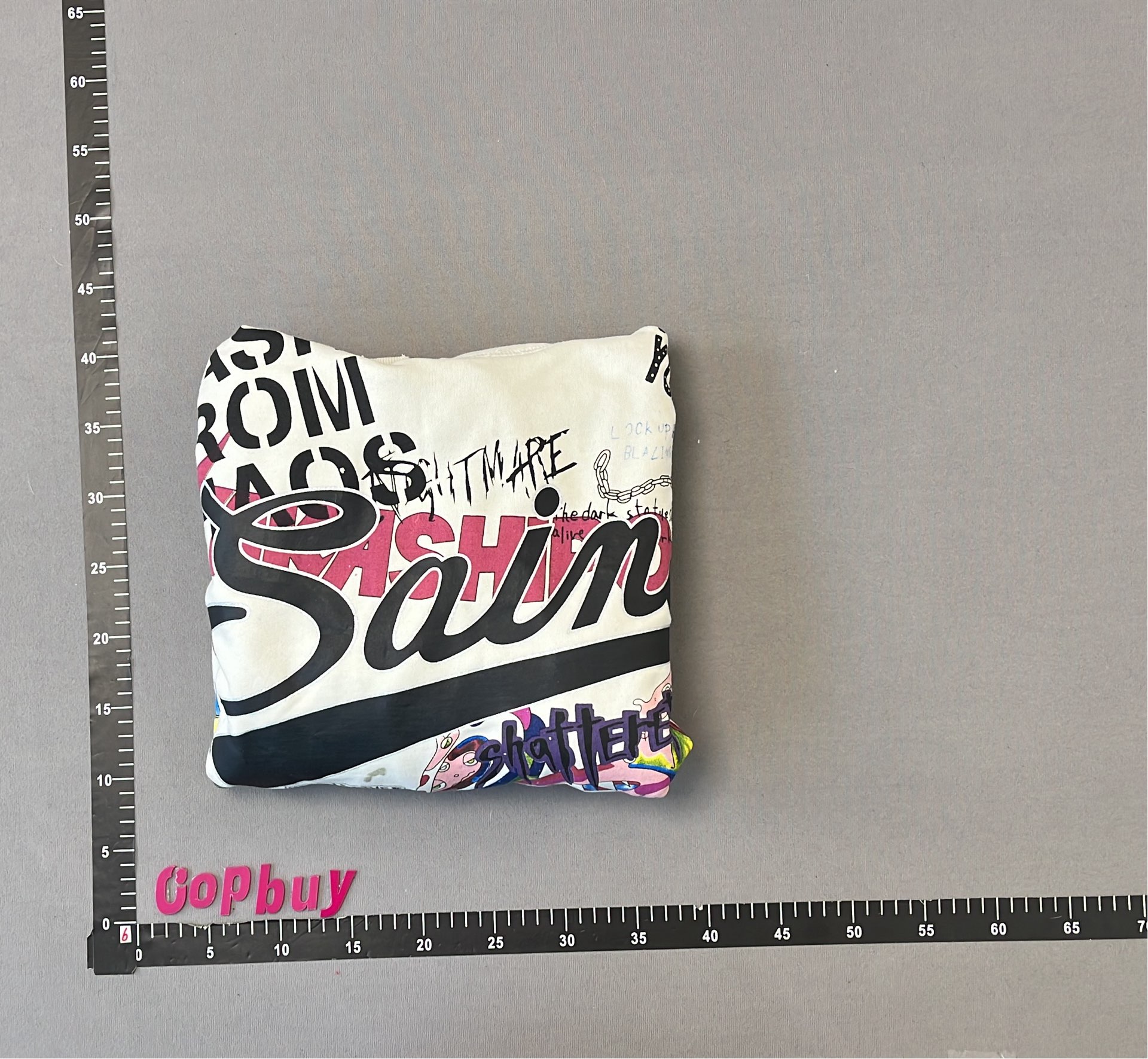 Saint Graffiti Print Hoodie - Urban Streetwear Design