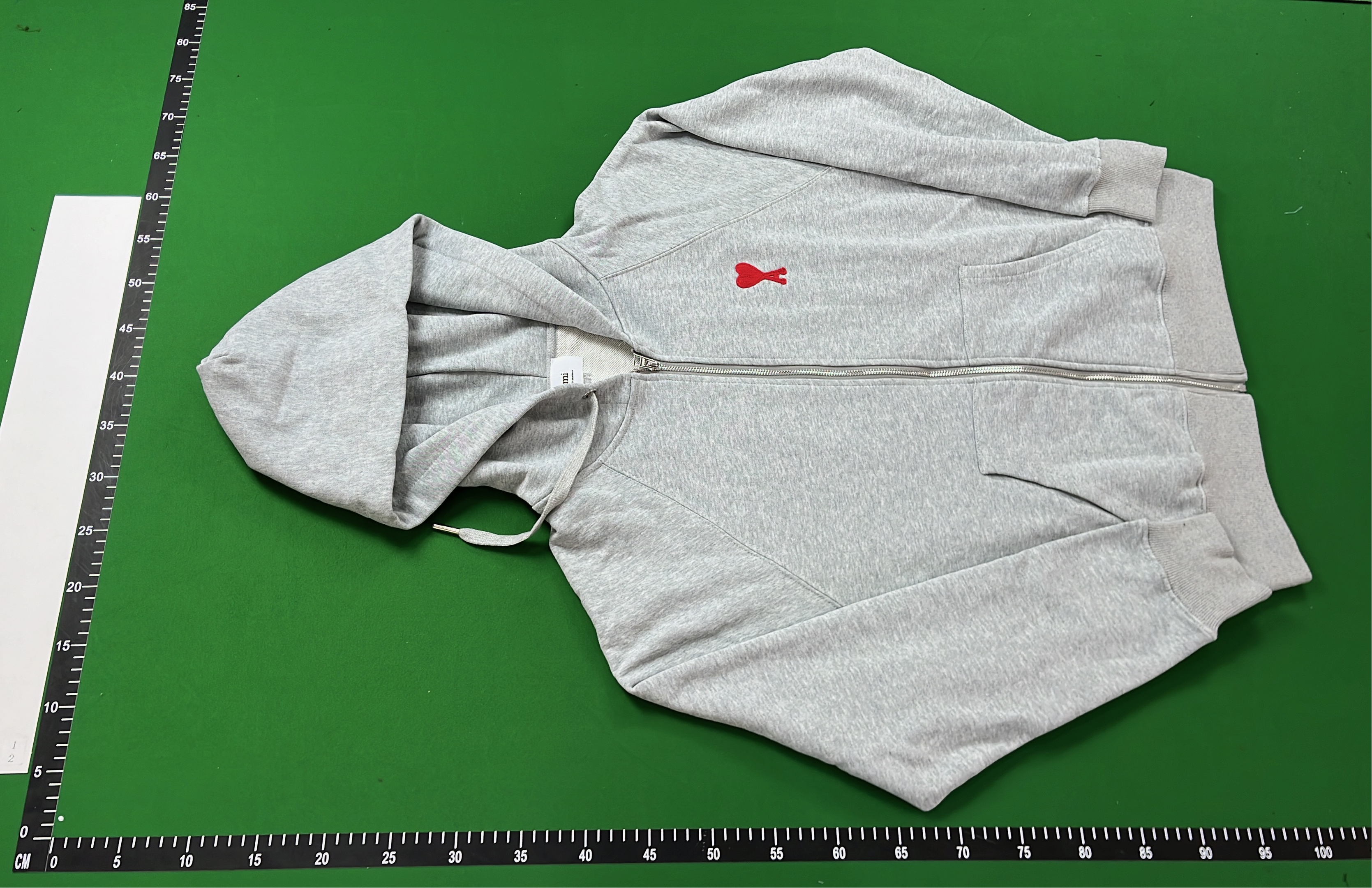 Red Heart Logo Zip-Up Hoodie in Multiple Colors