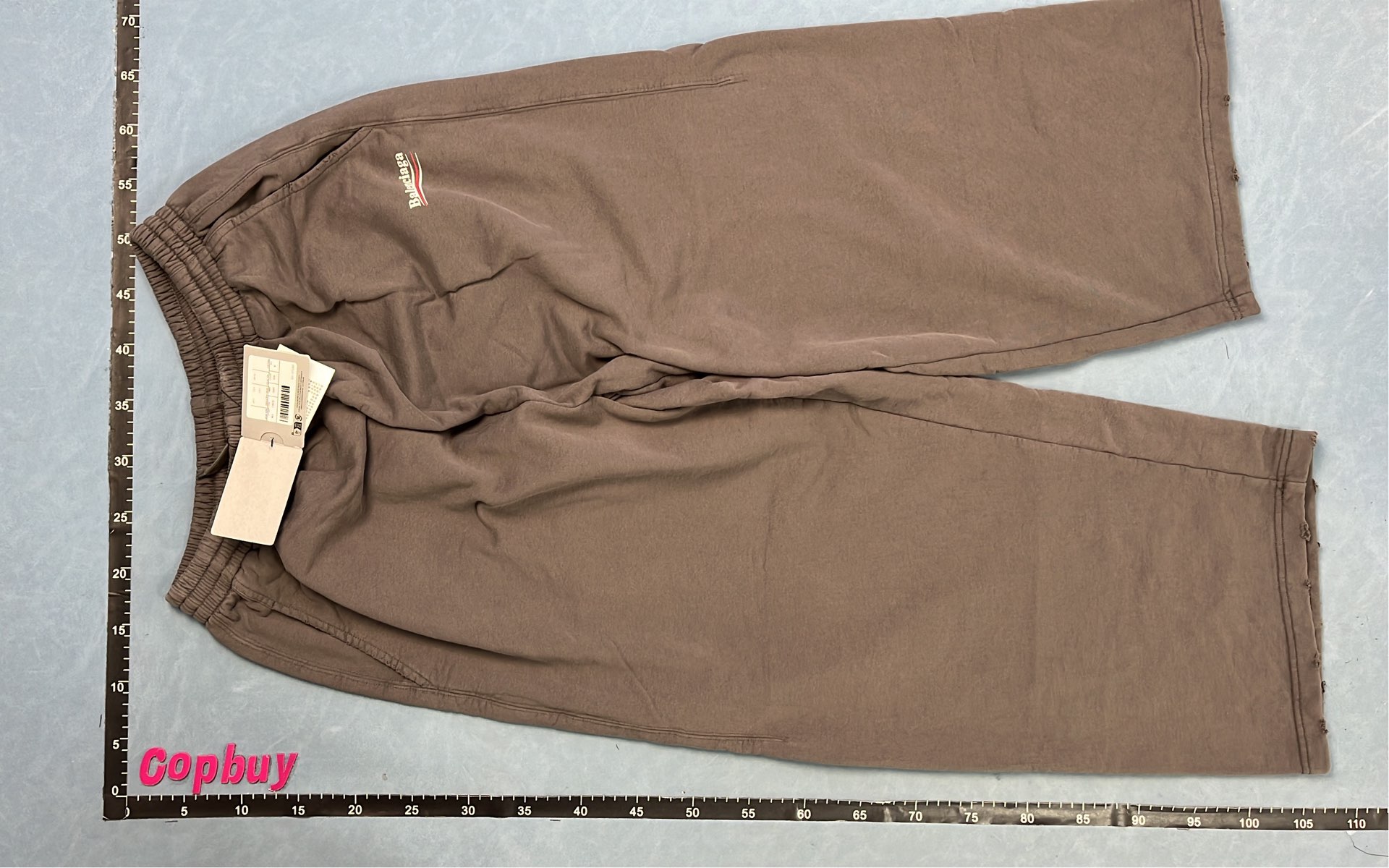 Grey Wide Leg Sweatpants with Drawstring Waist