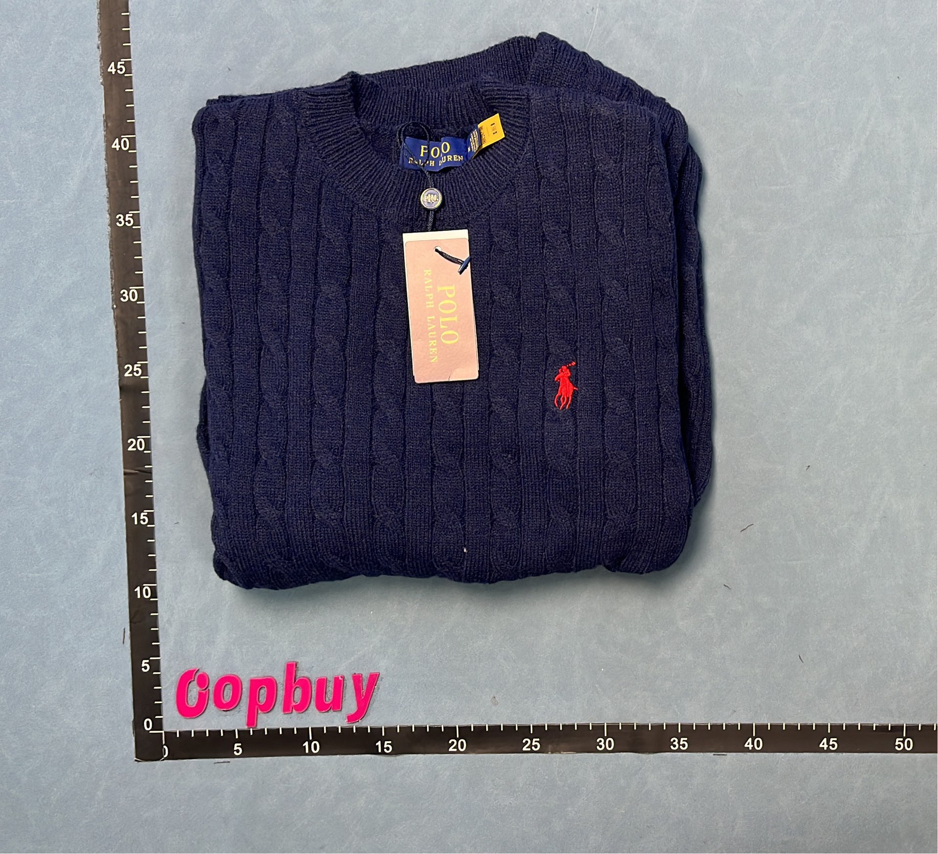 Polo Ralph Lauren Cable Knit Sweater - Classic Crew Neck