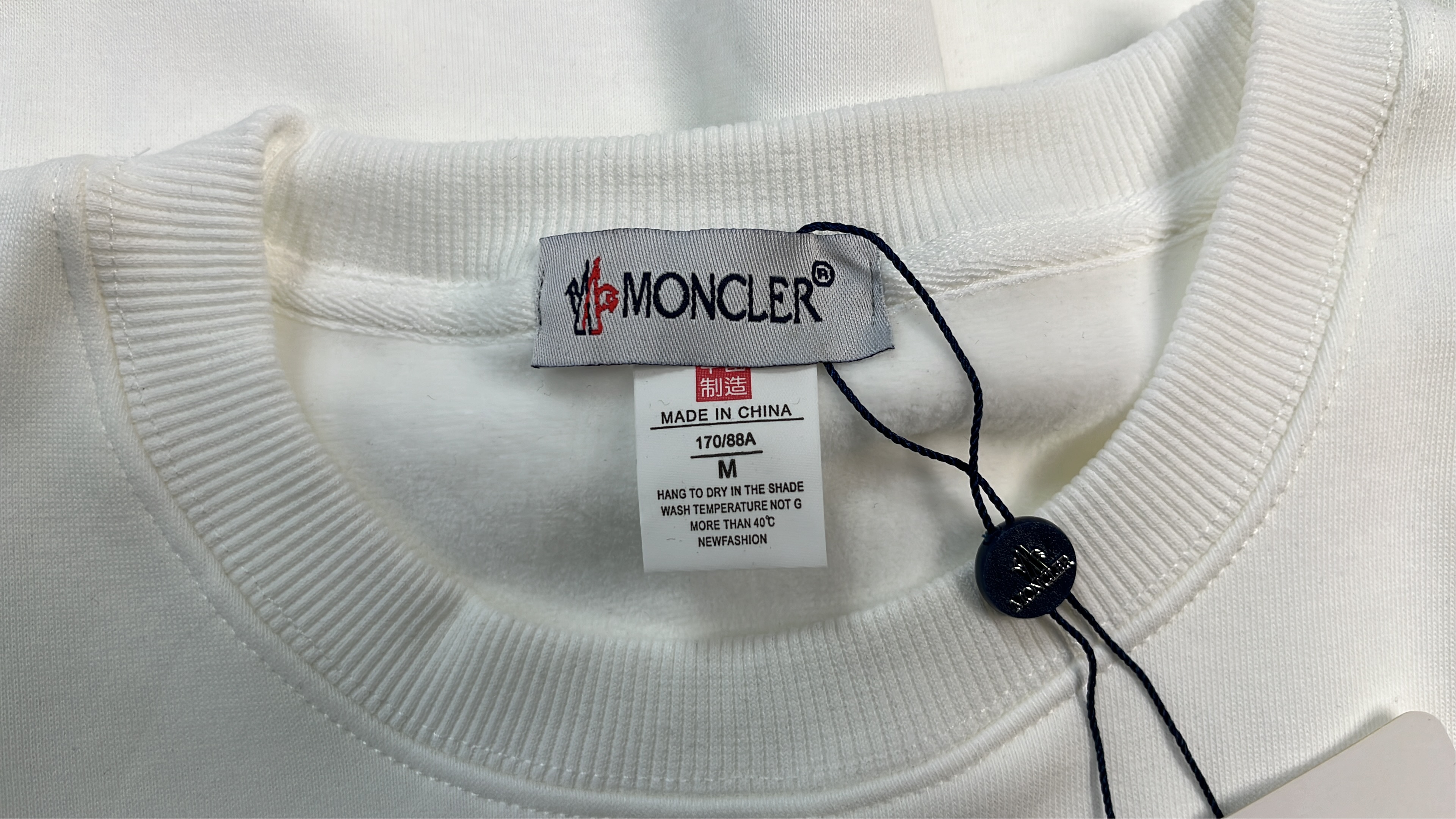 Moncler Black Logo Sweatshirt for Men
