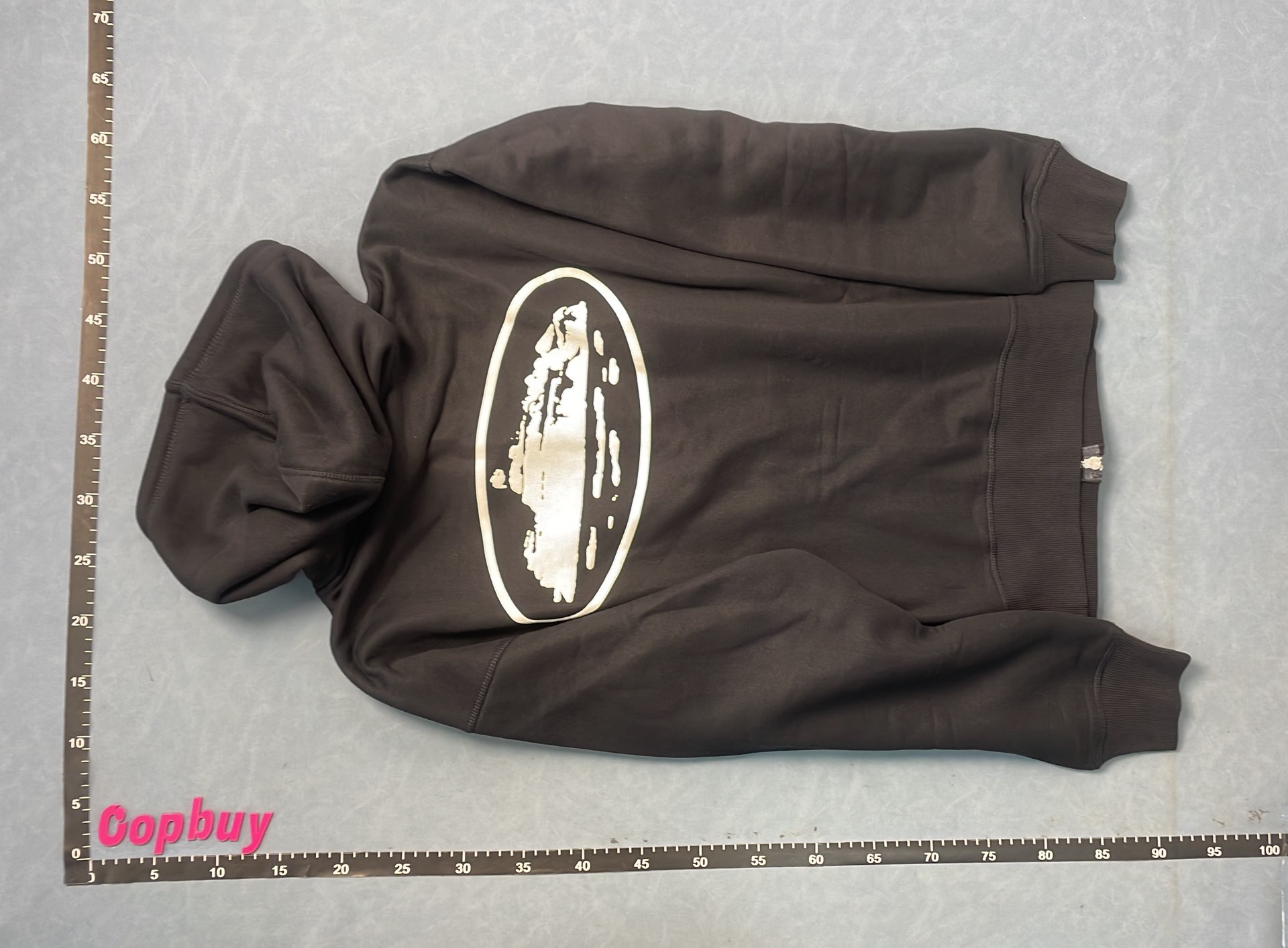 Black Zip-Up Hoodie with Minimal Logo Design