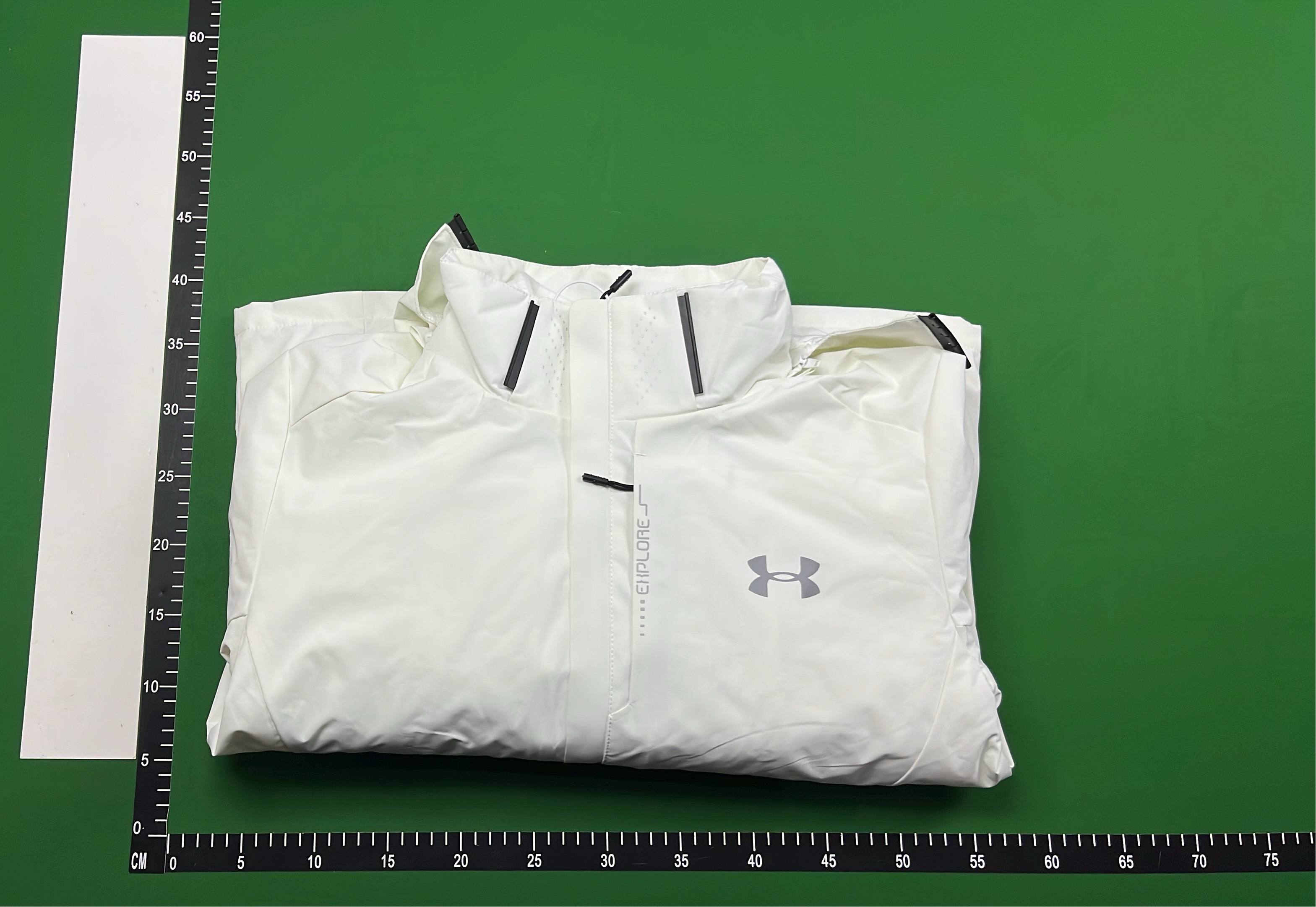 Under Armour Men's Black Hooded Jacket with Waterproof Design