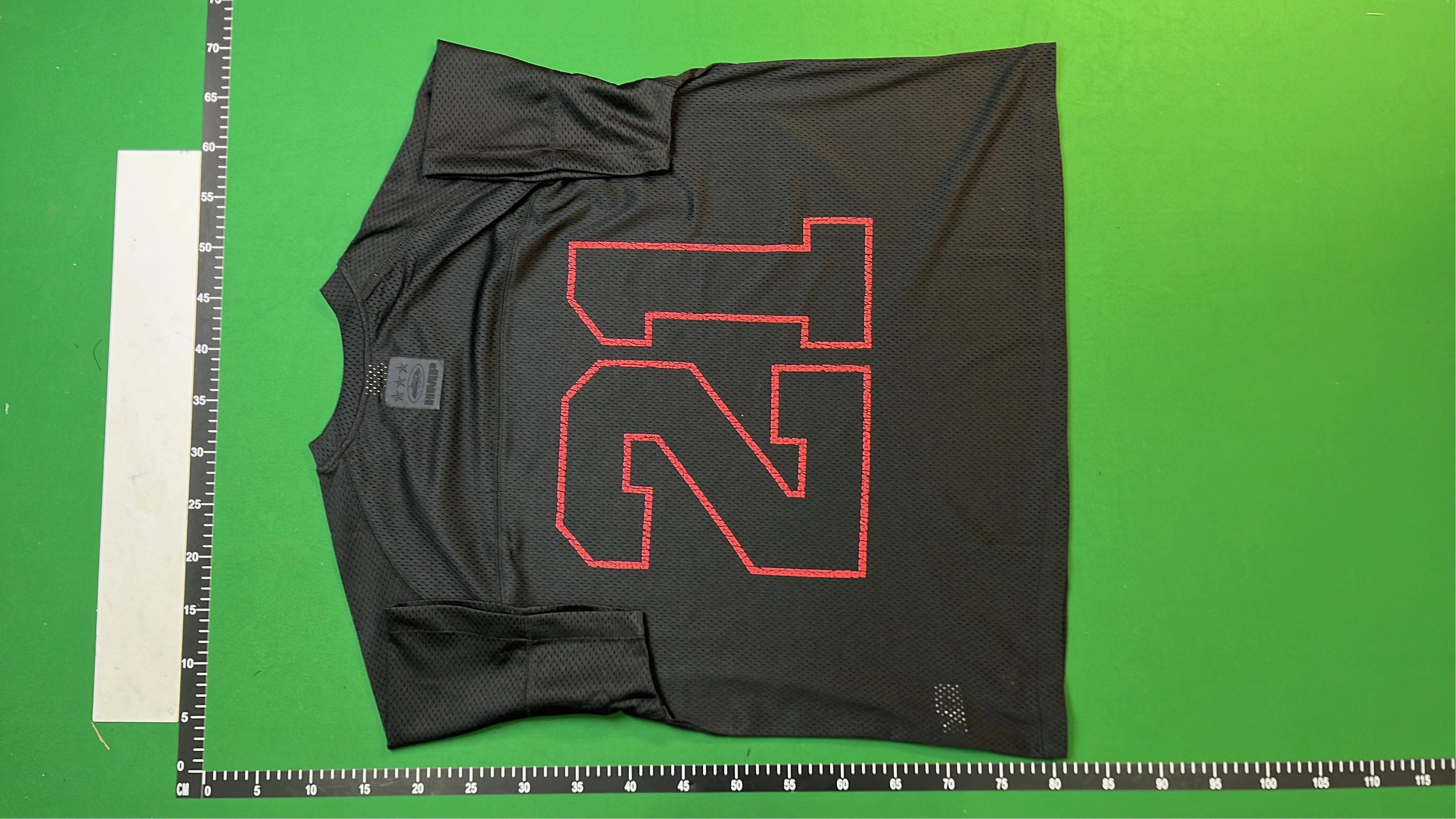 Black Red Pixelated Number 21 T-Shirt