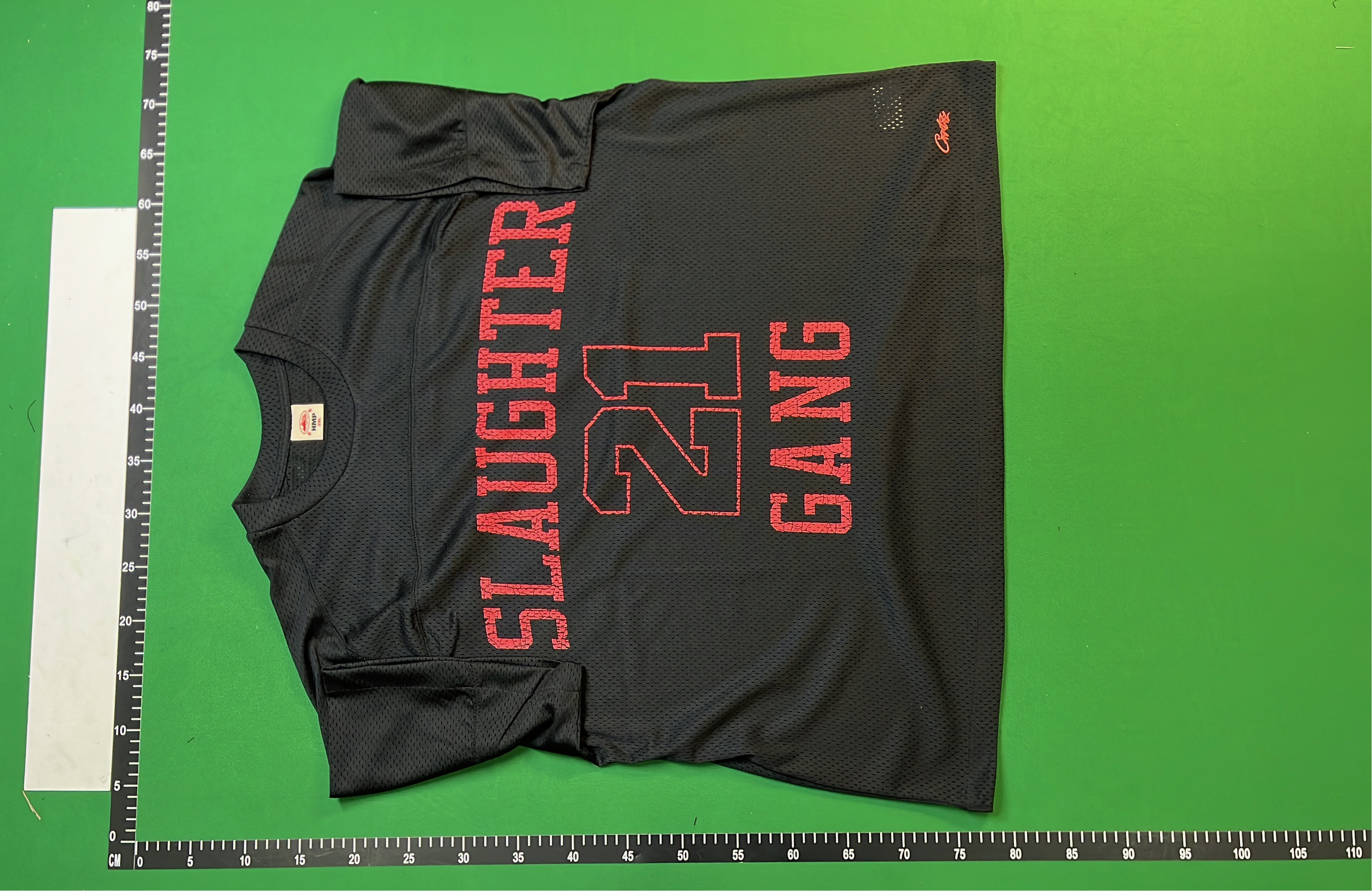 Black Red Pixelated Number 21 T-Shirt