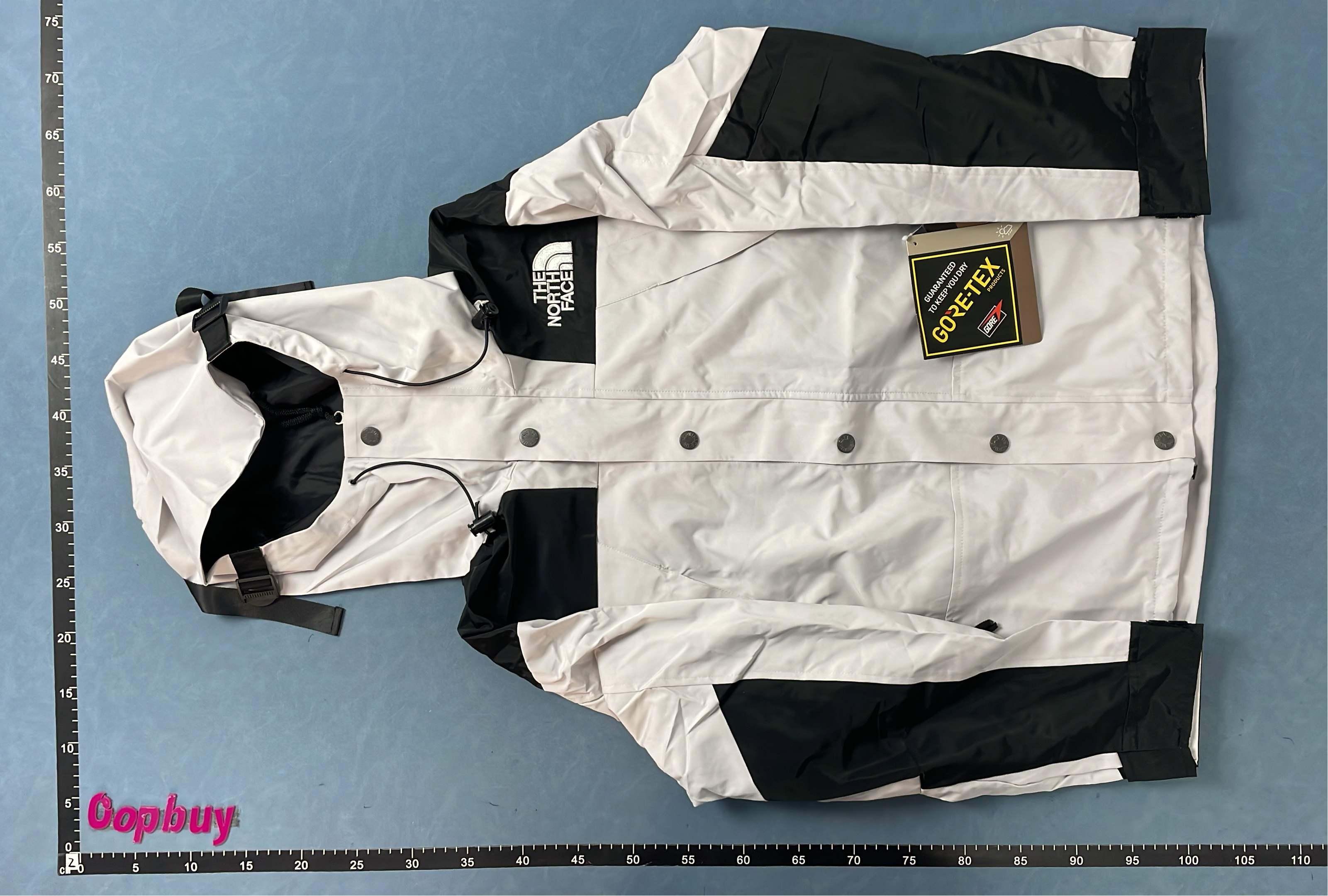 The North Face GORE-TEX Jacket - Beige and Black Outdoor Waterproof Coat