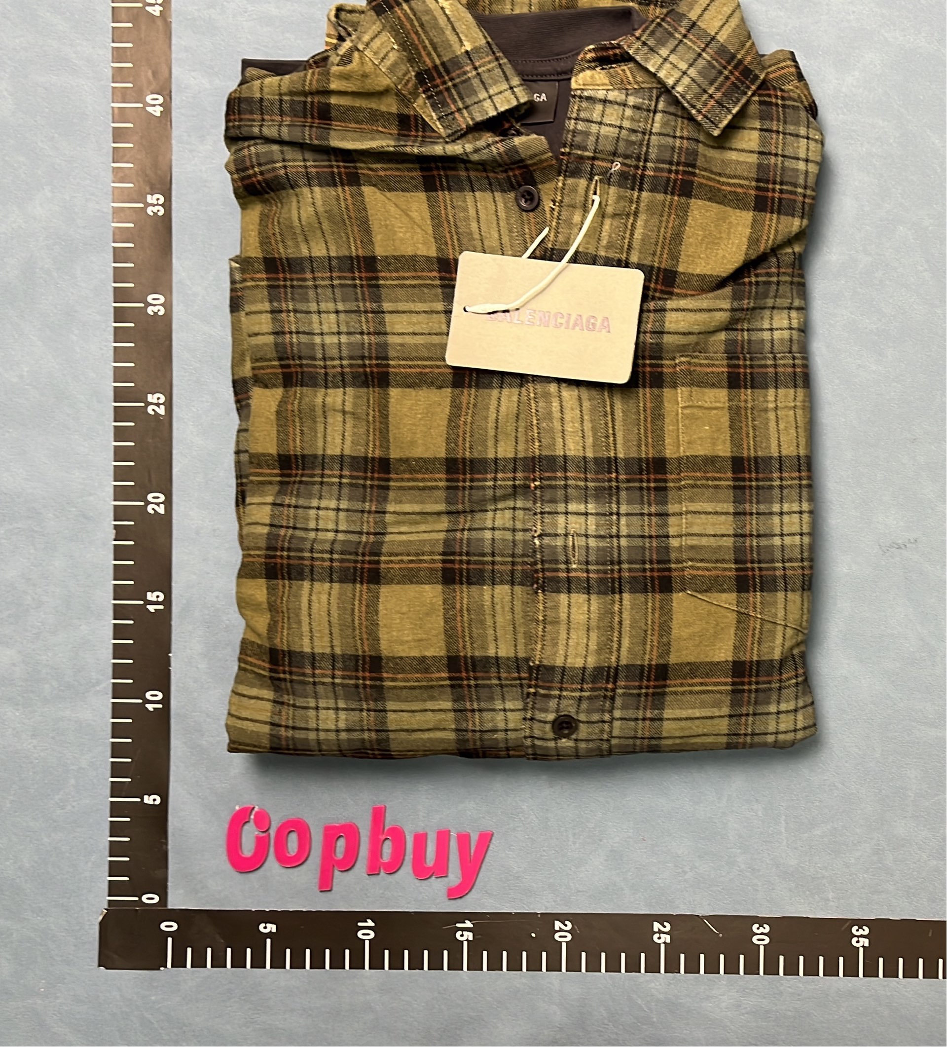 Plaid Shirt with Statue of Liberty T-Shirt