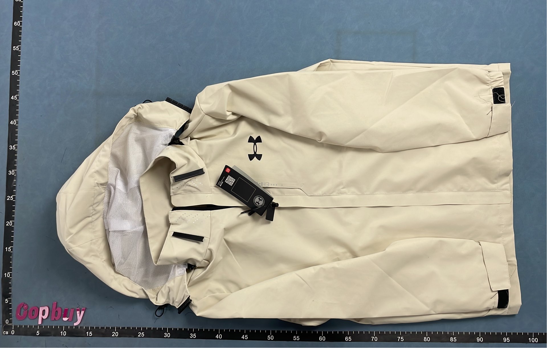 Men's Under Armour Hooded Jacket - Black Windbreaker
