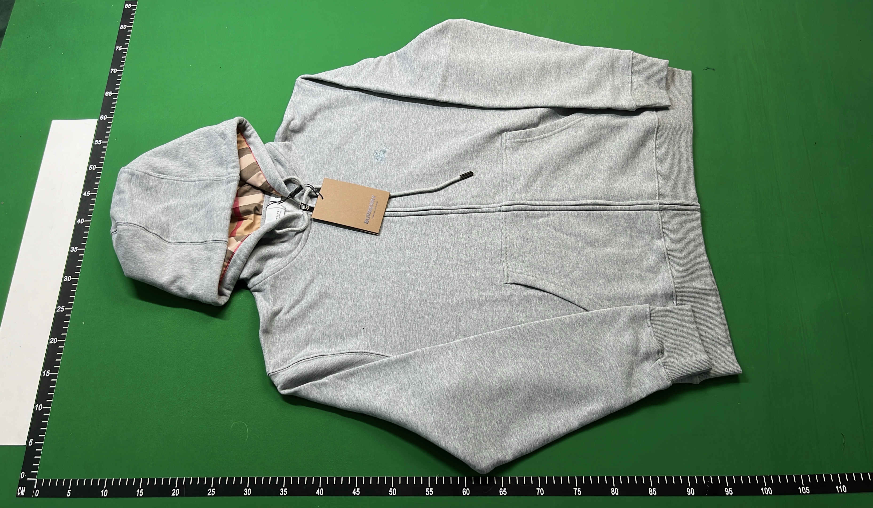 Burberry Hoodie Zip-Up Sweatshirt Men's Classic Logo Design